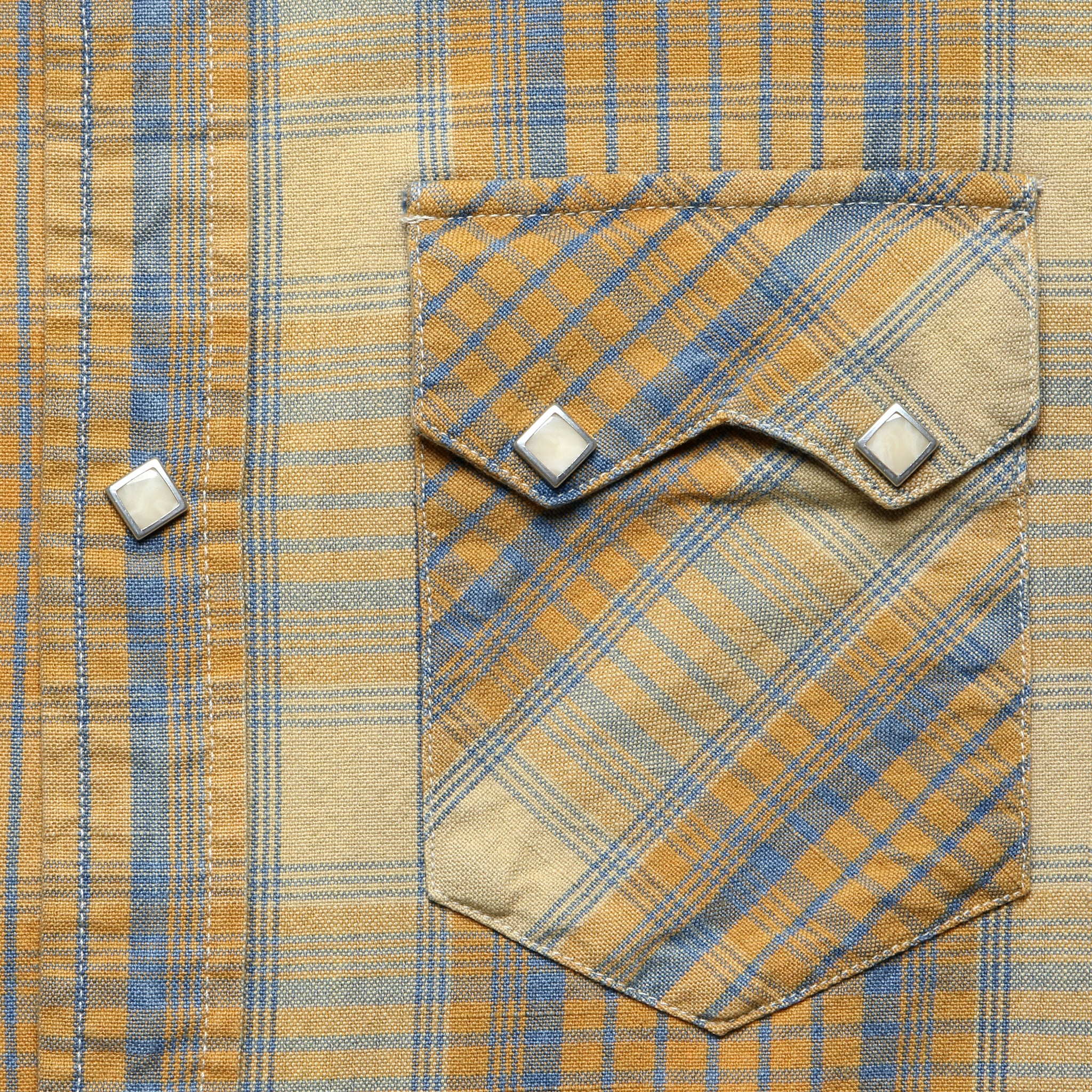 Sawtooth Western Shirt - Yellow - Image 2