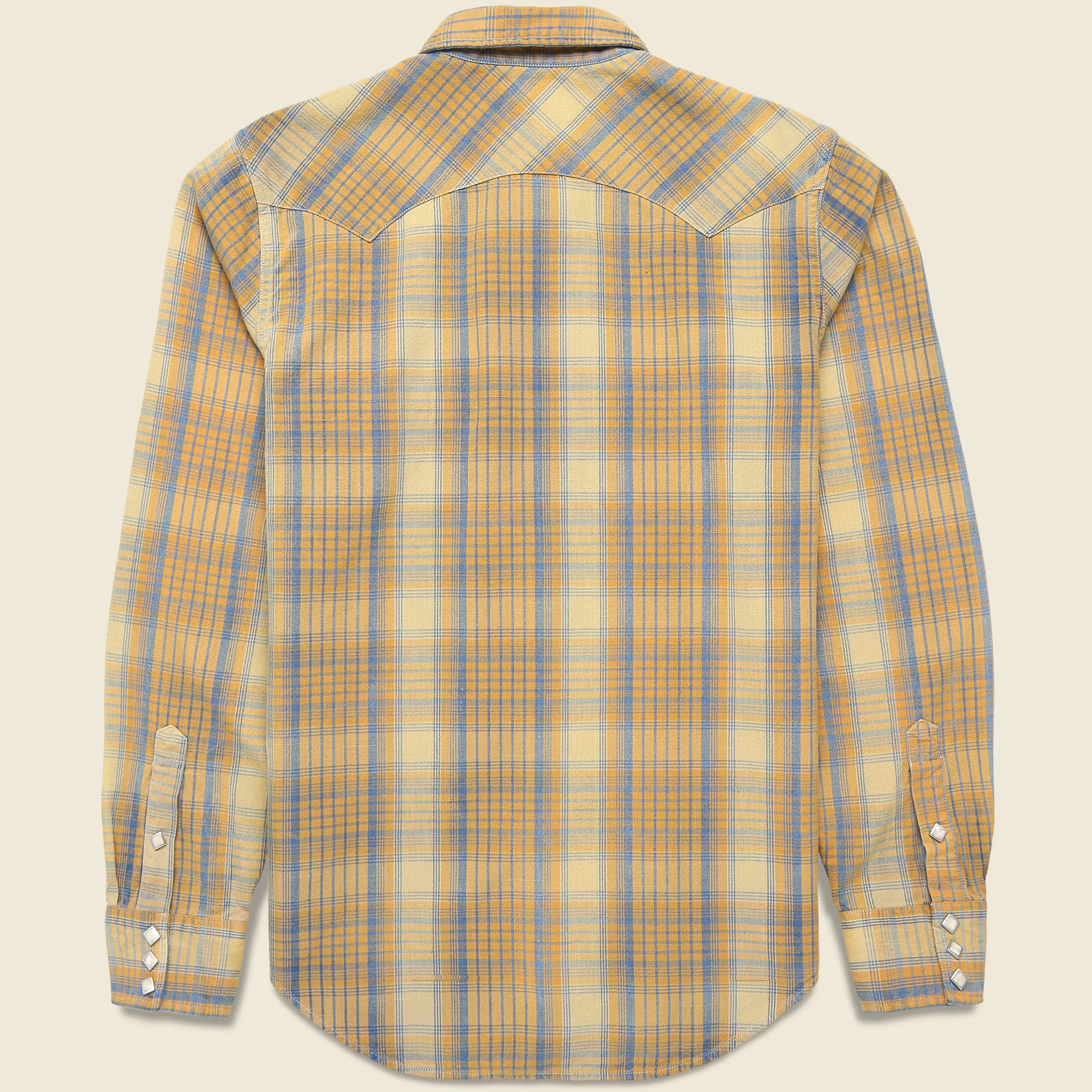 Sawtooth Western Shirt - Yellow - Image 3
