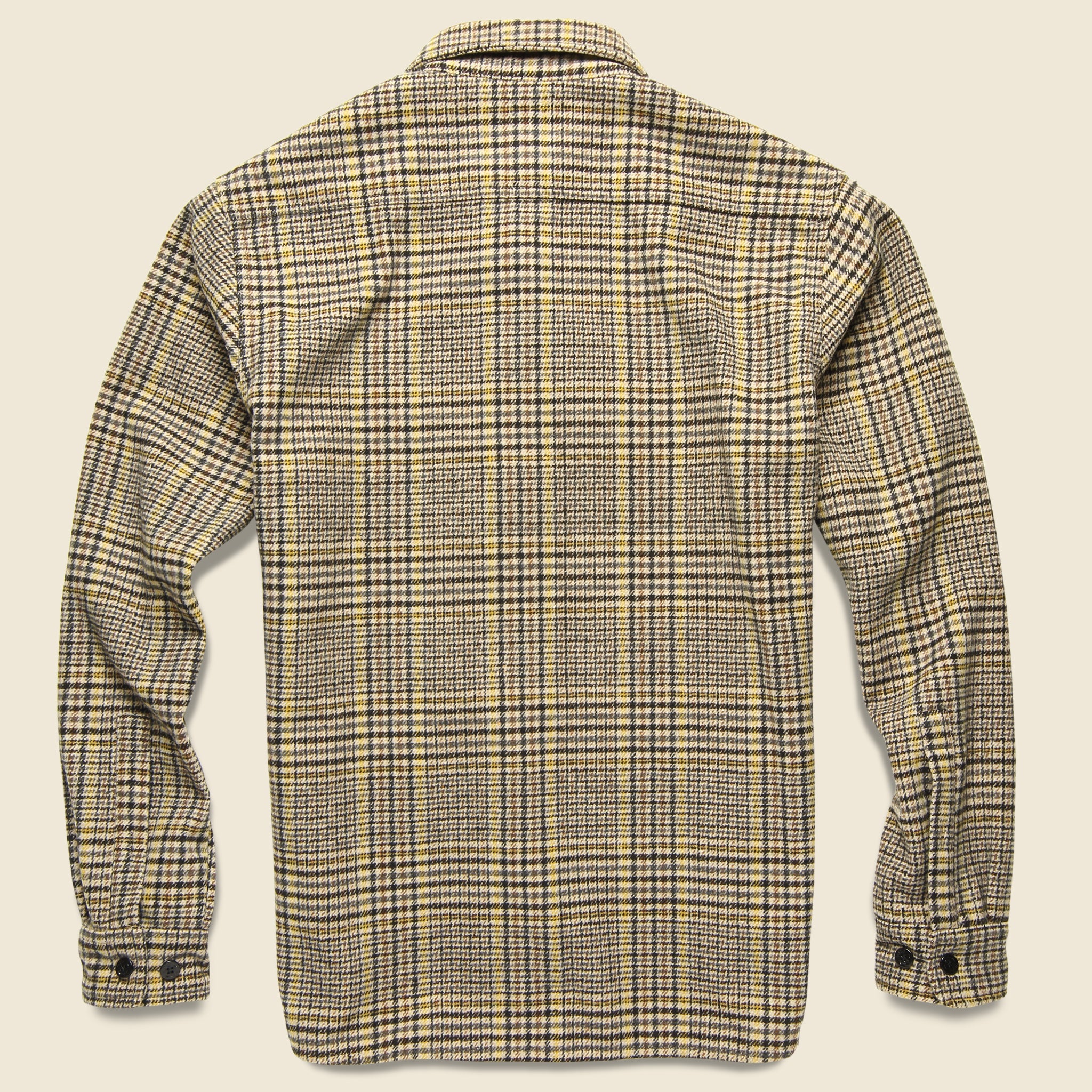 CPO Glenn Plaid Wool Shirt - Tan - Image 2