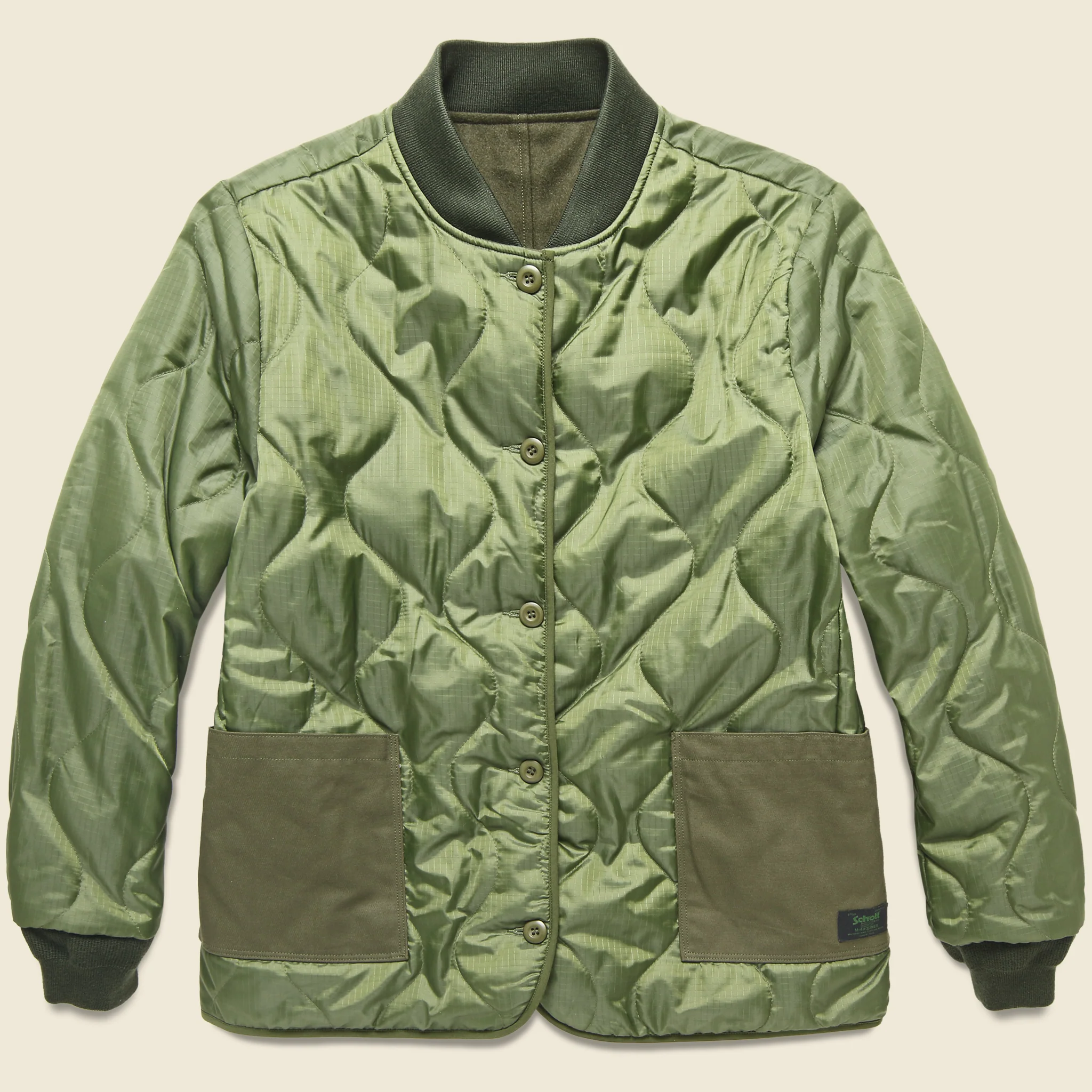 Flight Jacket Liner - Olive - Image 2