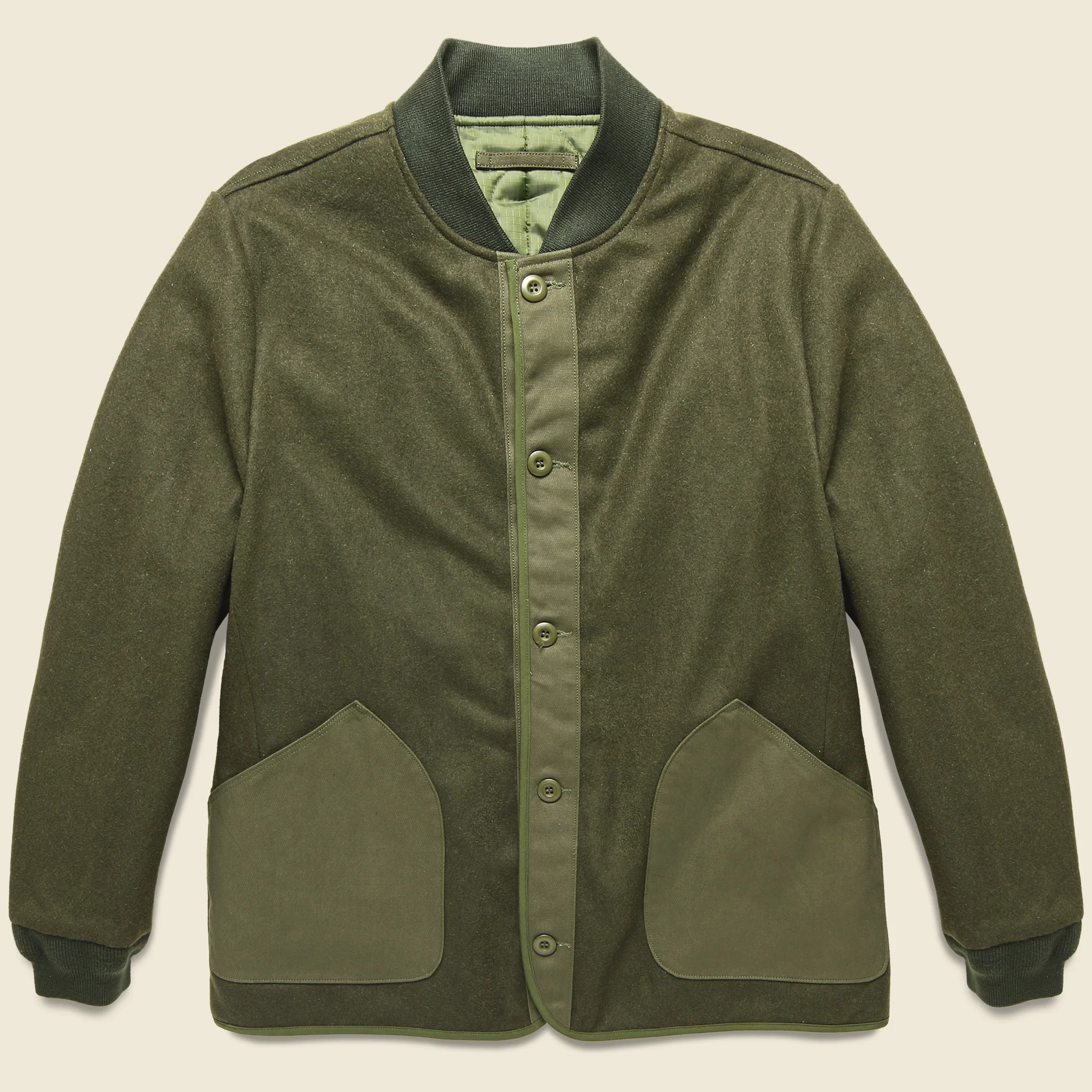 Flight Jacket Liner - Olive - Image 3