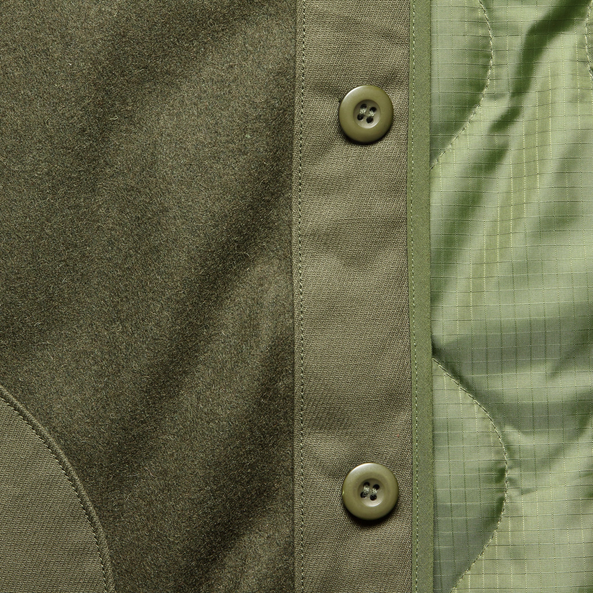 Flight Jacket Liner - Olive - Image 6