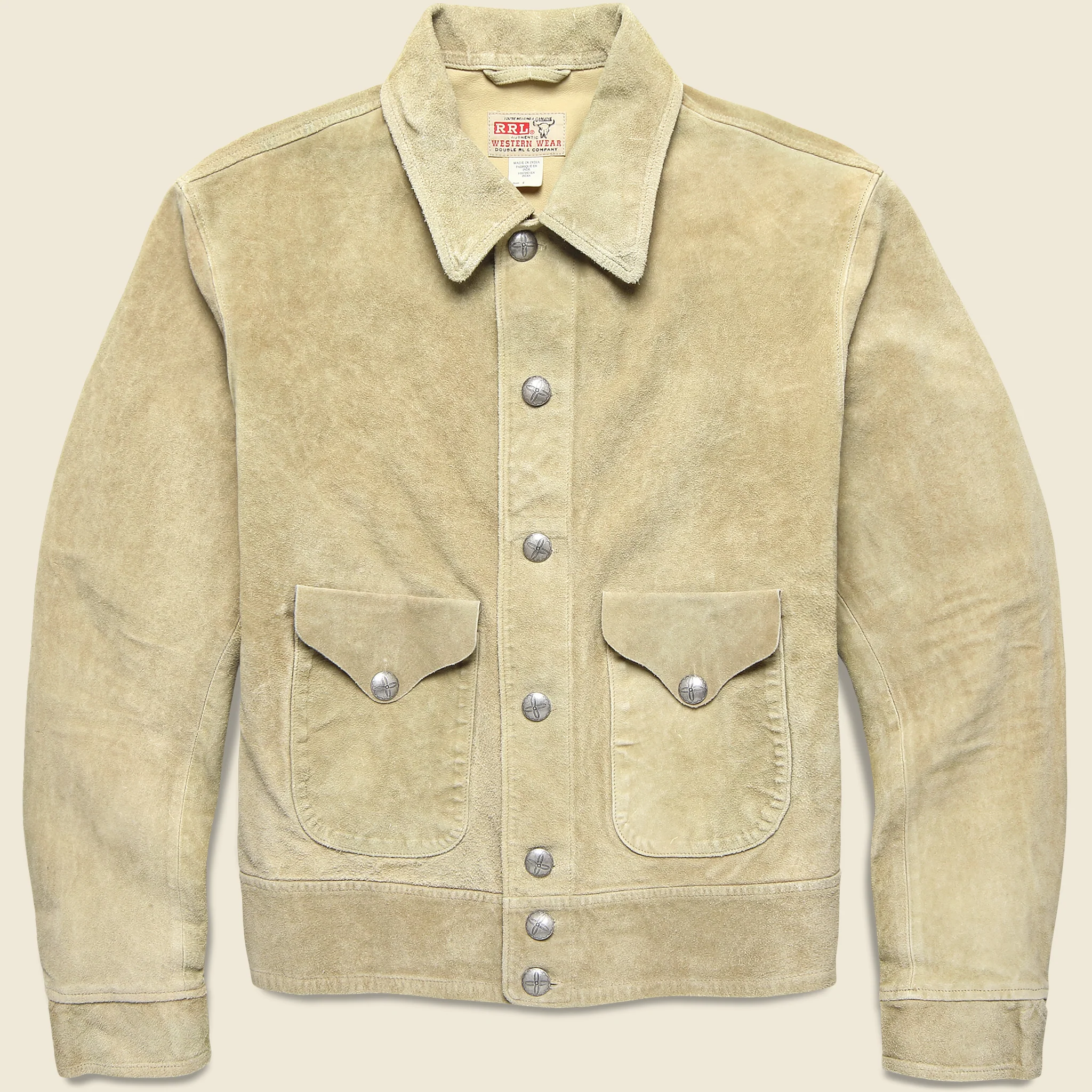 Schwab Suede Jacket - Ivory