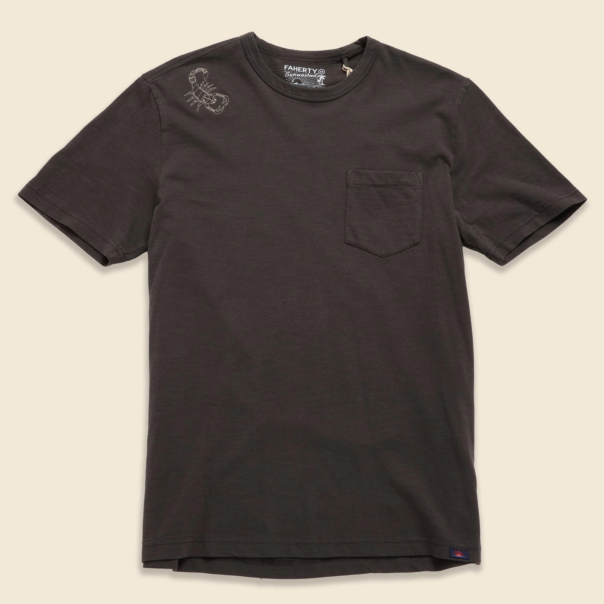 Scorpion Tee - Heather Black