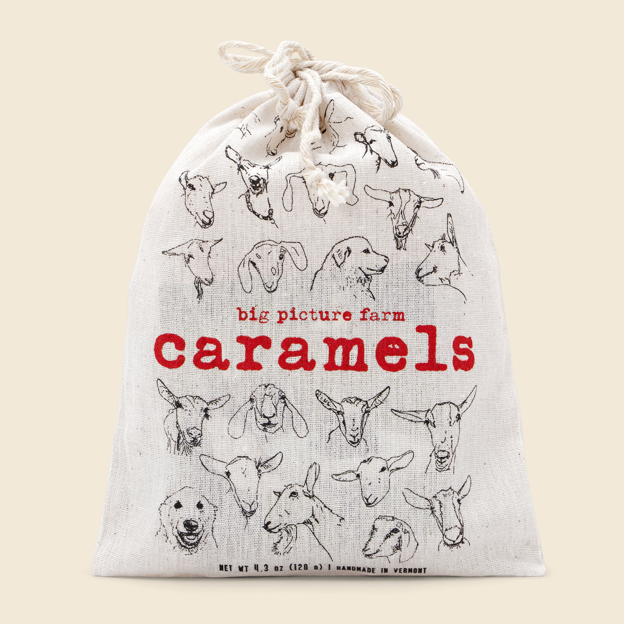 Sea Salt & Vanilla Caramels in Satchel
