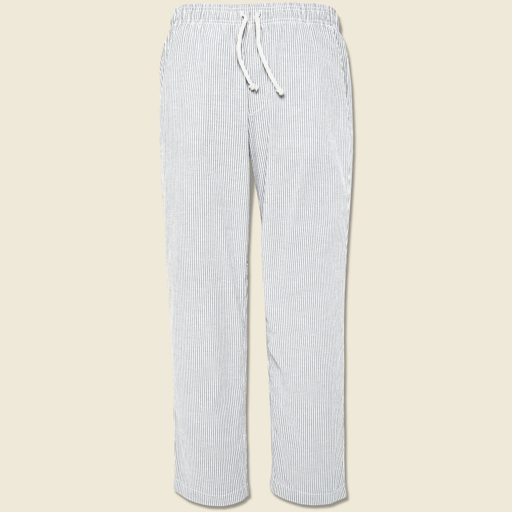 Seersucker Easy Chino - Black