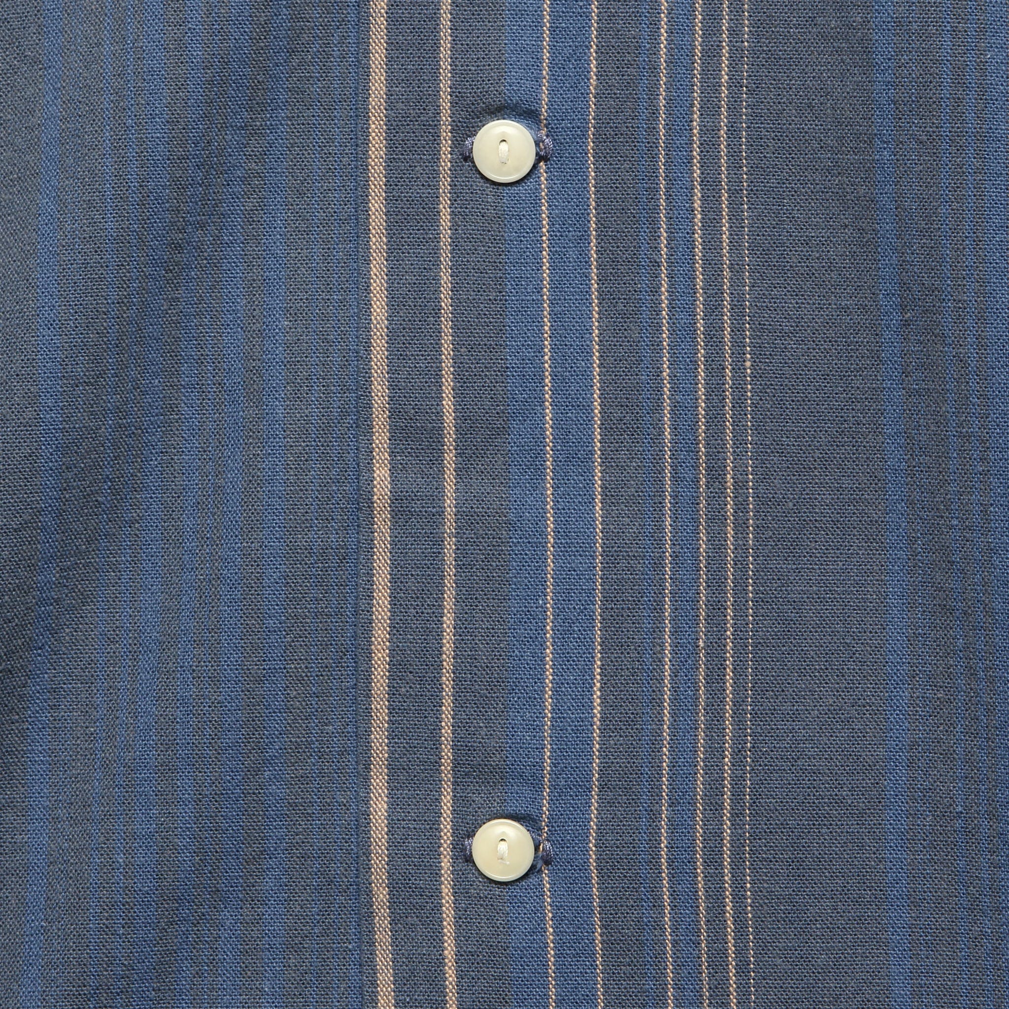 Serra Camp Shirt - Indigo Stripe - Image 3