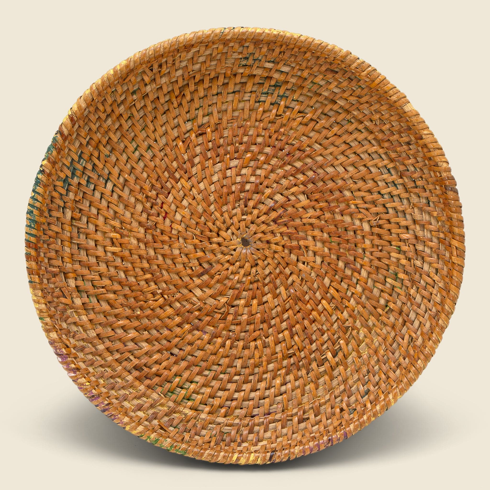Shallow Painted Basket - Image 2