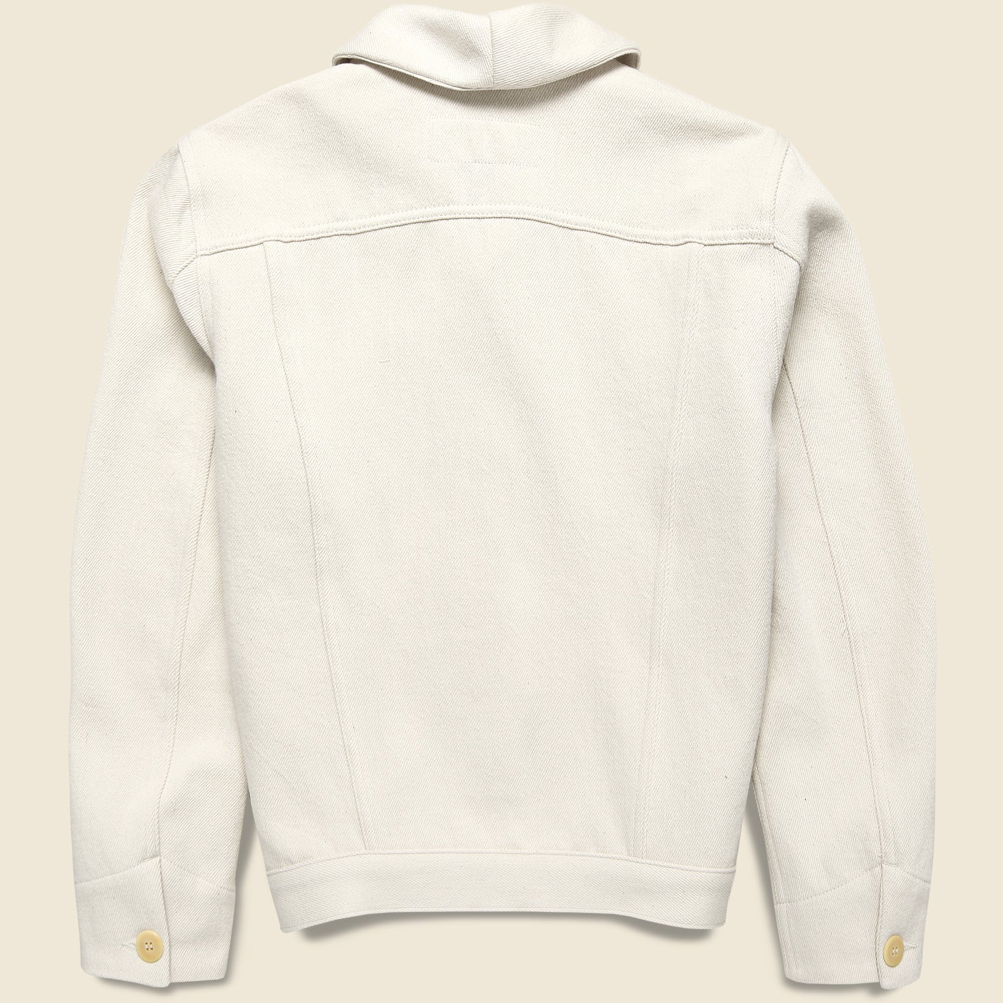 Shawl Collar Supply Jacket - 11oz Natural - Image 2