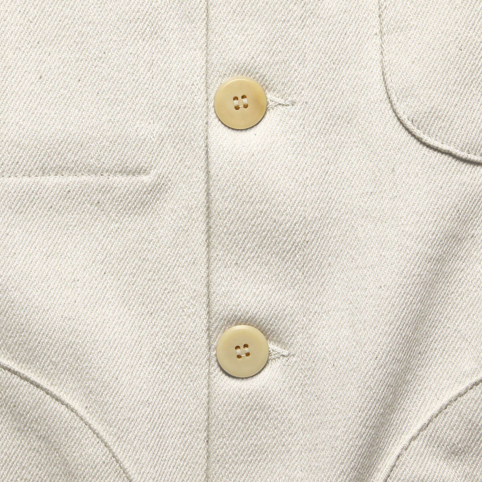 Shawl Collar Supply Jacket - 11oz Natural - Image 3