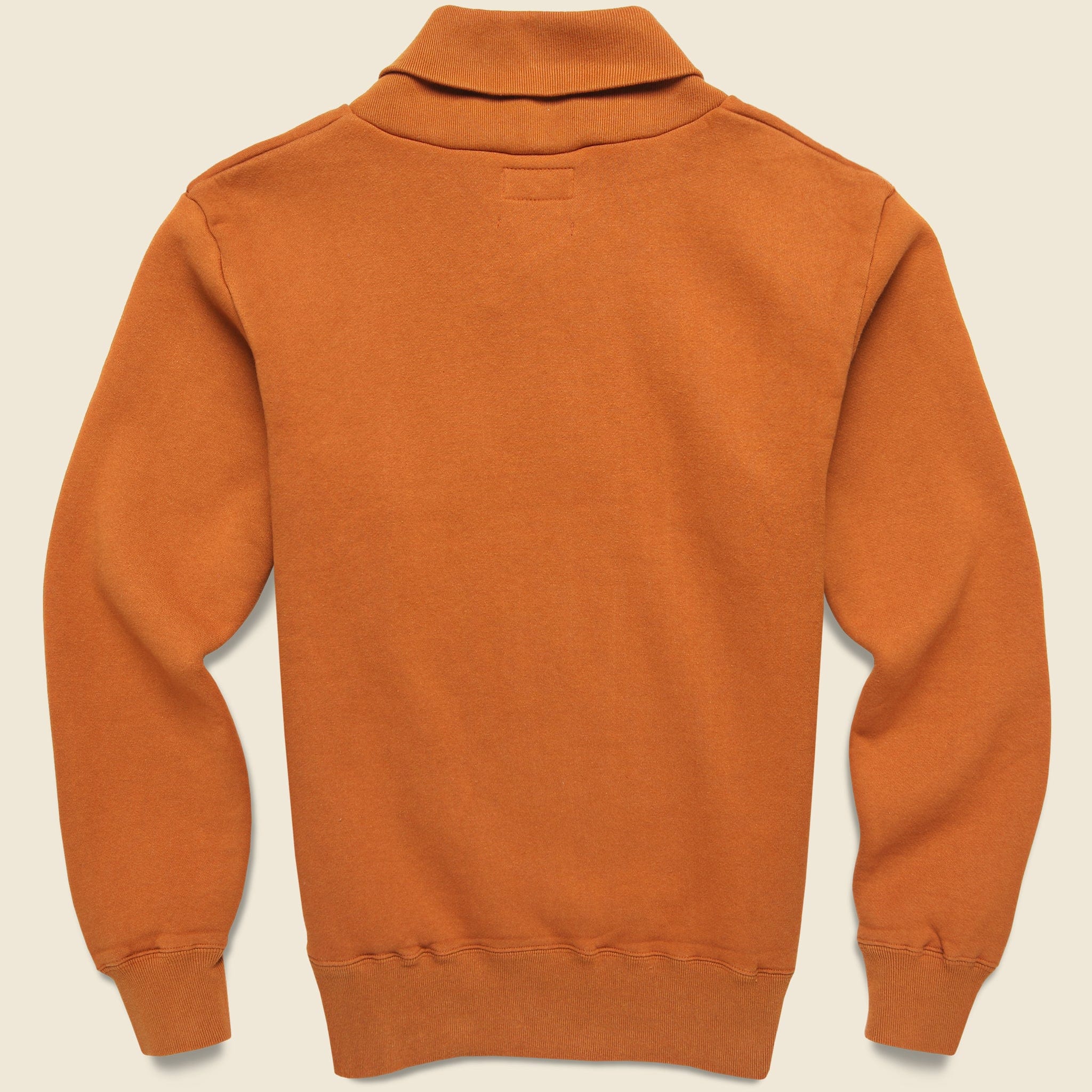 Shawl Collar Sweater - Brick - Image 2