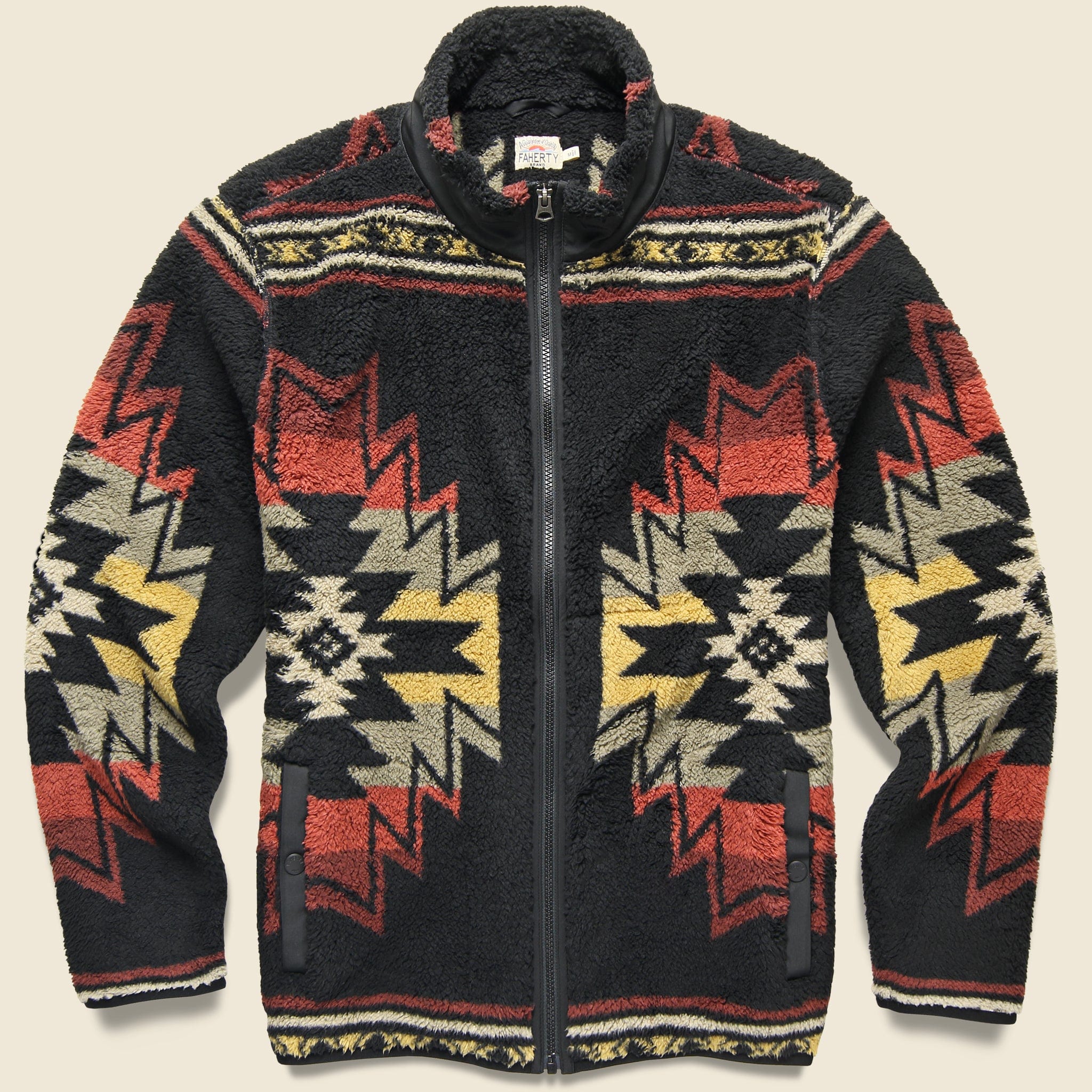 Sherpa Jacket - Faded Black Star Nation