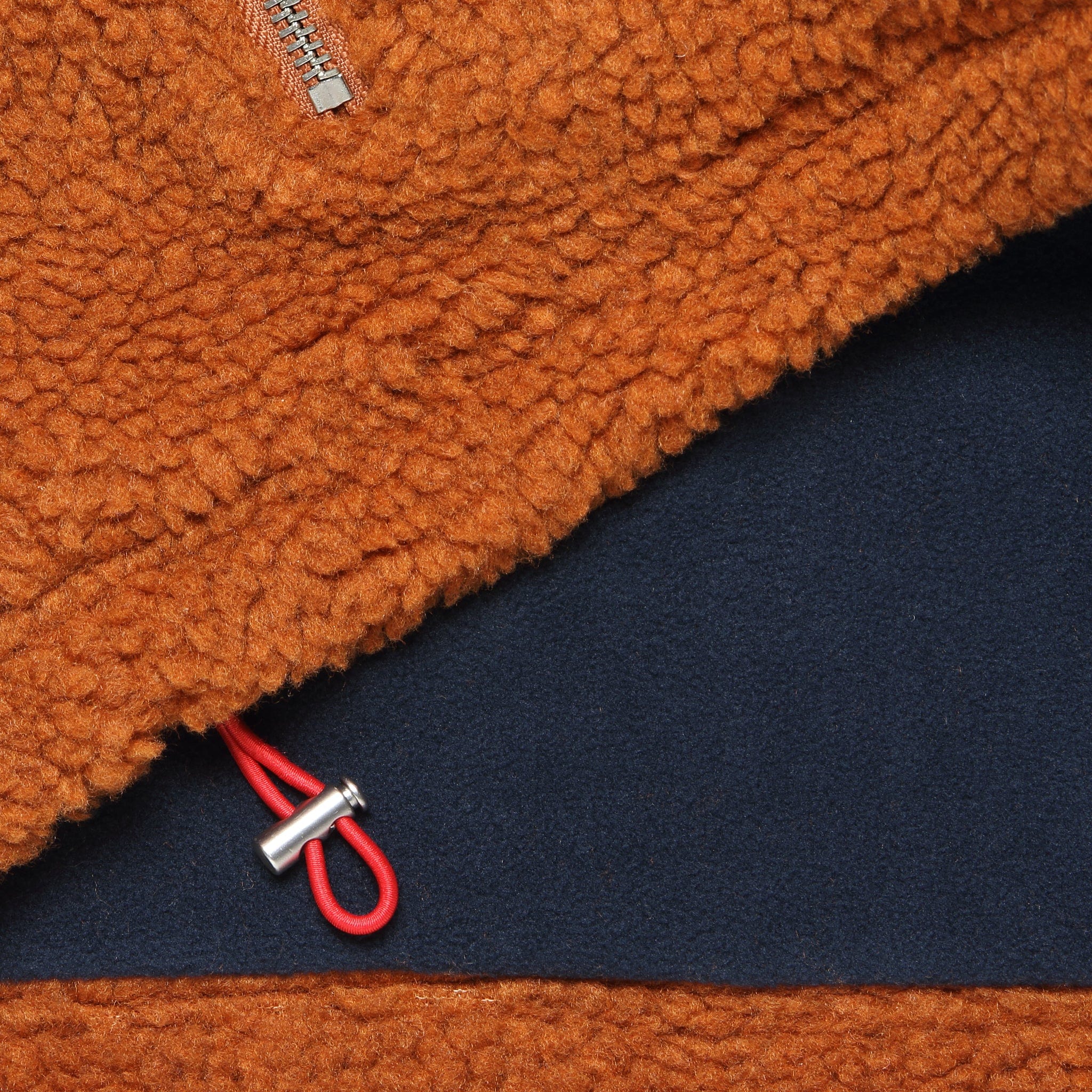 Sherpa Zip Jacket - Amber - Image 3