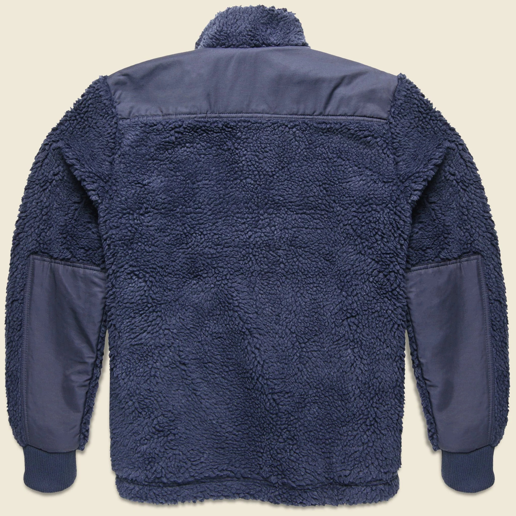 Sherpa Zip Jacket - Dark Navy - Image 2
