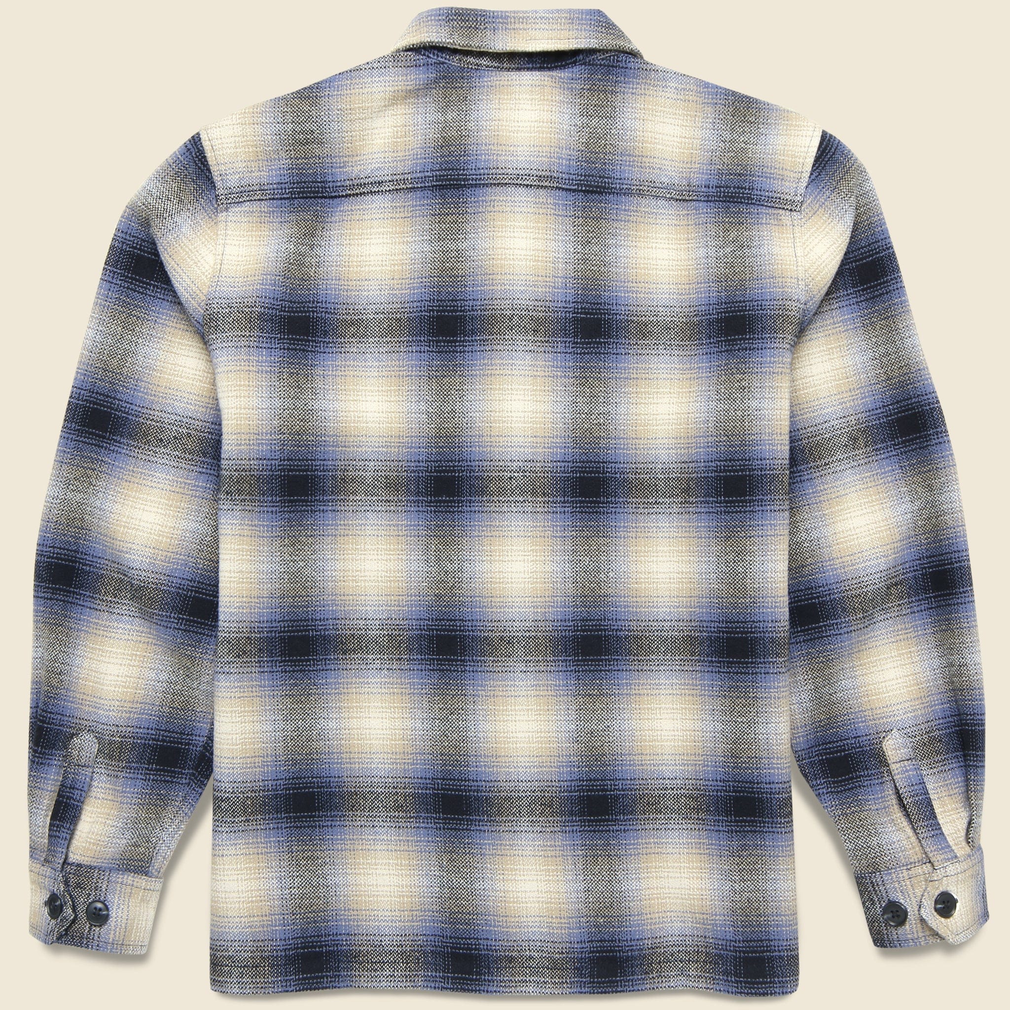 Shiloh Flannel - Black/Blue Shadow Plaid - Image 2