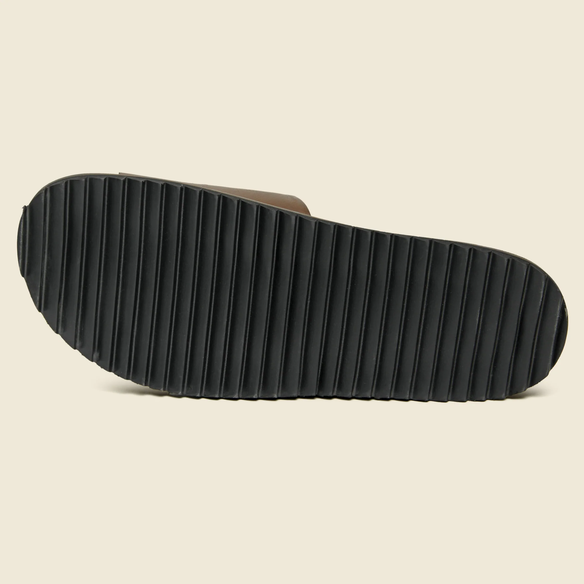 Augustin Leather Slide - Brown - Image 4
