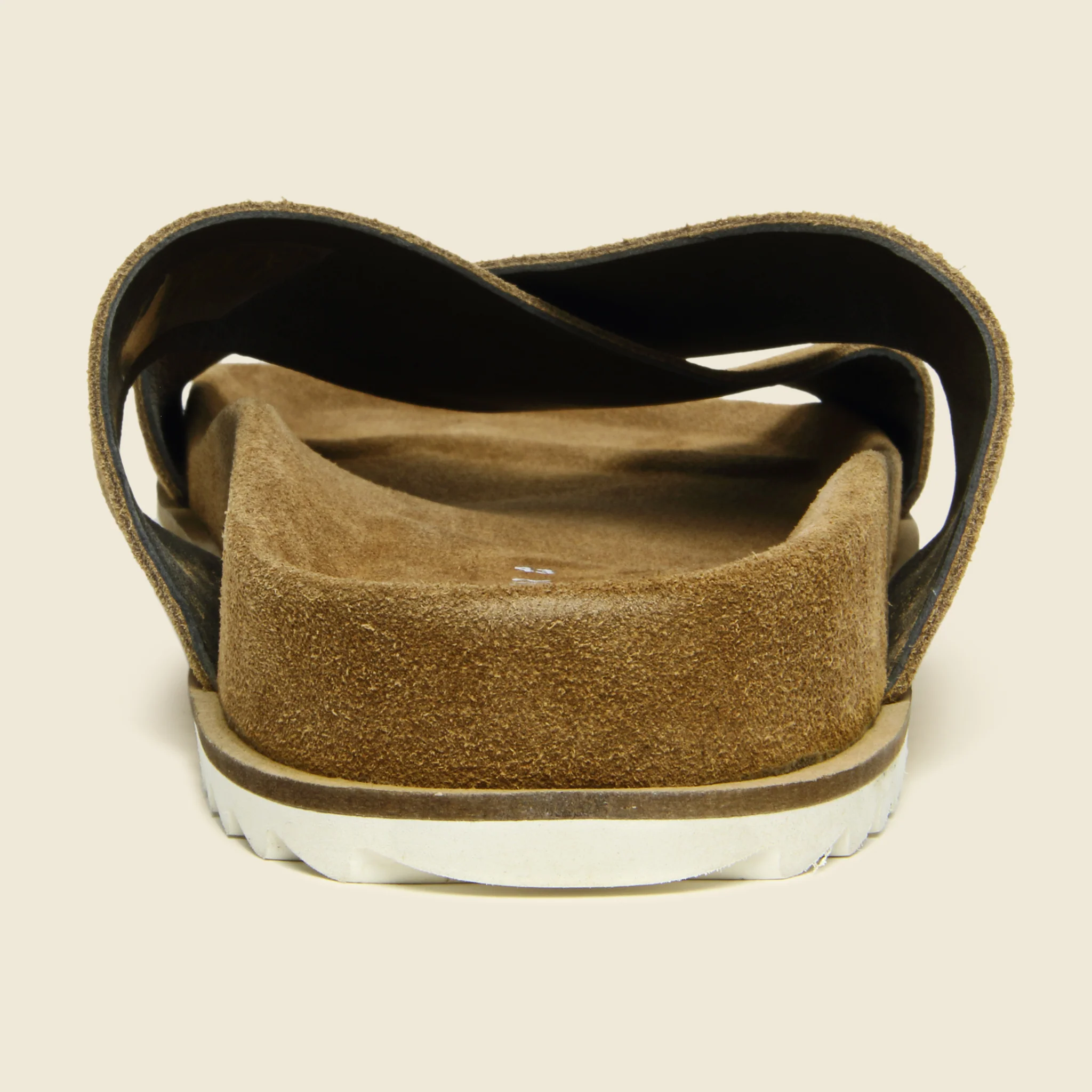 Cross Suede Slide - Tan - Image 3