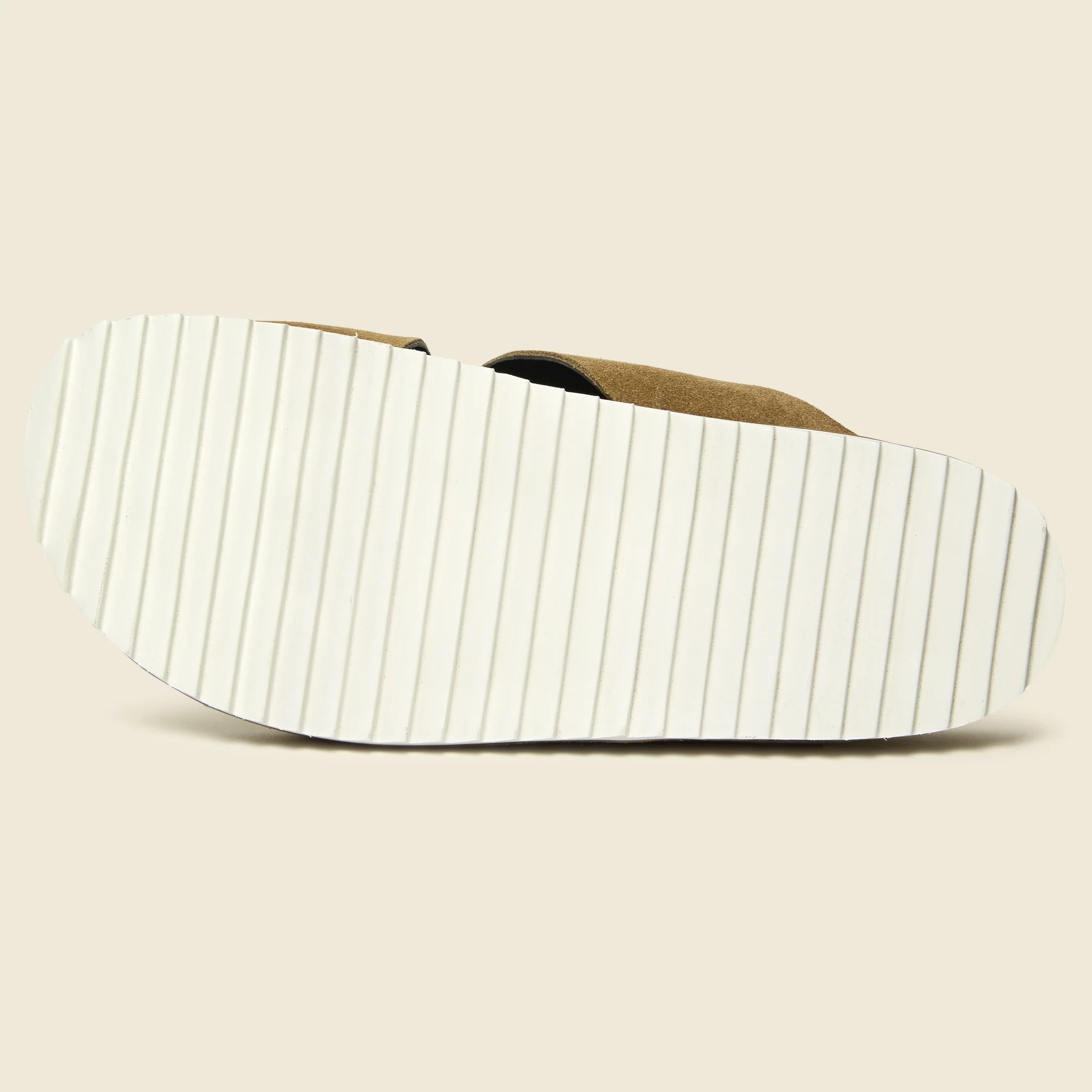 Cross Suede Slide - Tan - Image 4
