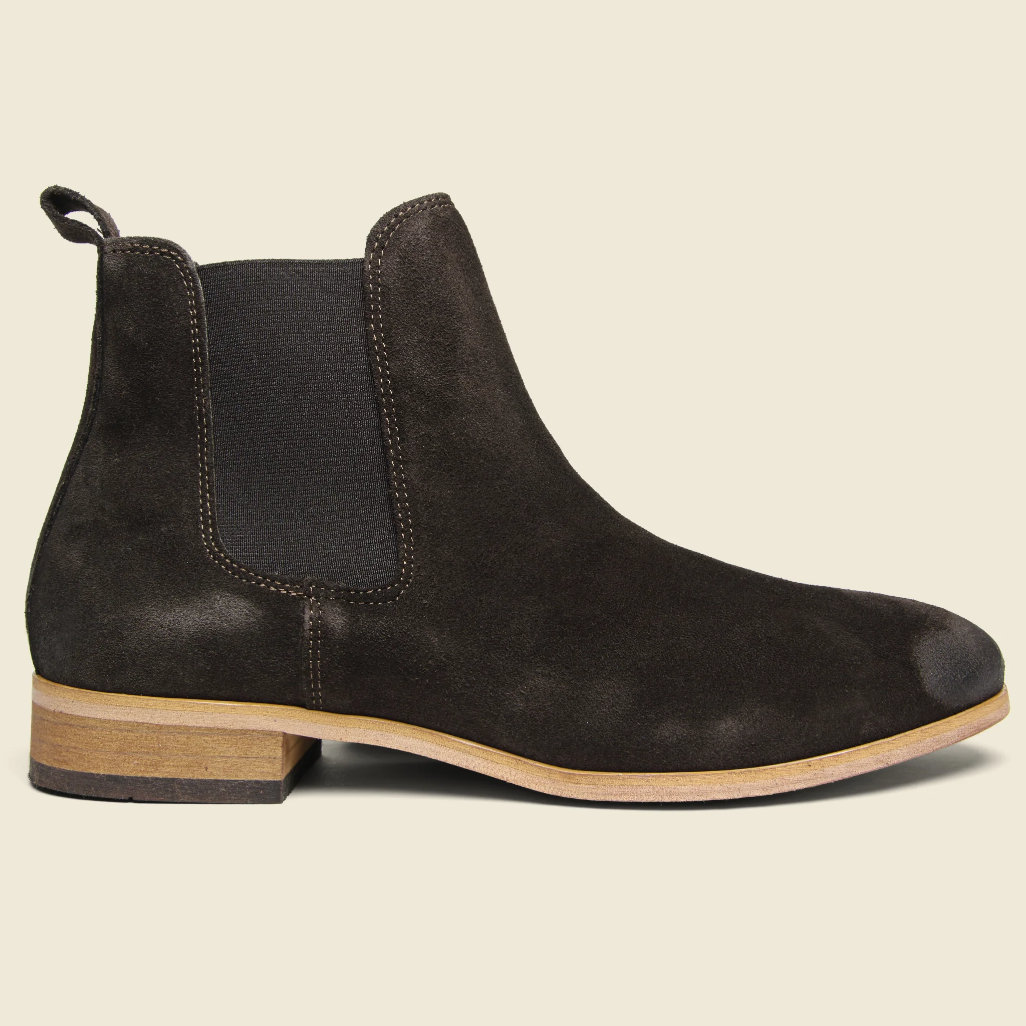 Dev Suede Chelsea Boot - Dark Brown