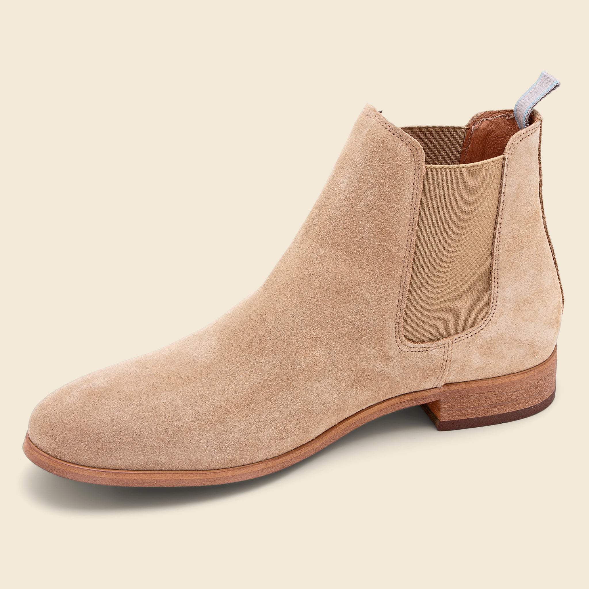 Dev Suede Chelsea Boot - Sand - Image 3