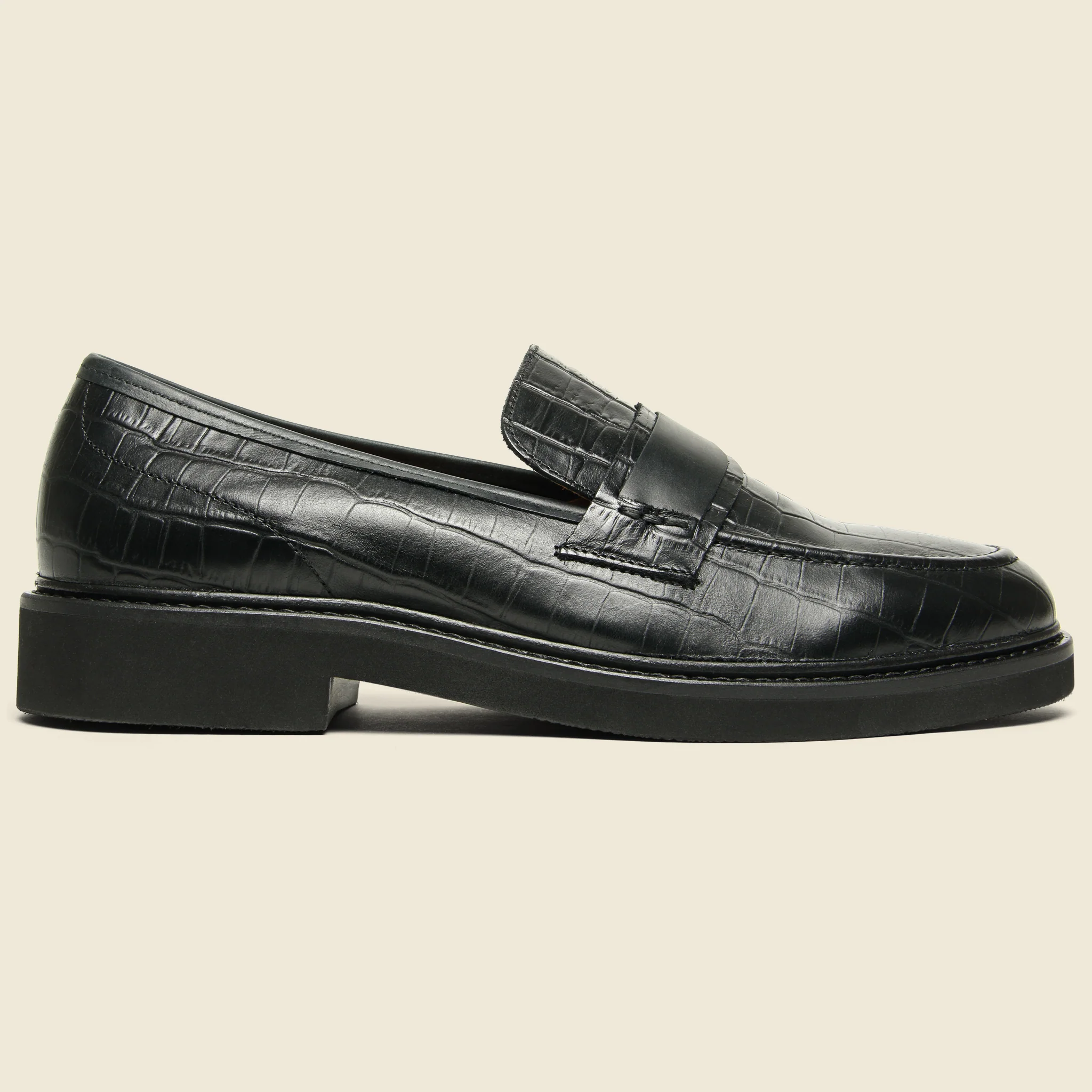 Farley Croc Loafer - Black