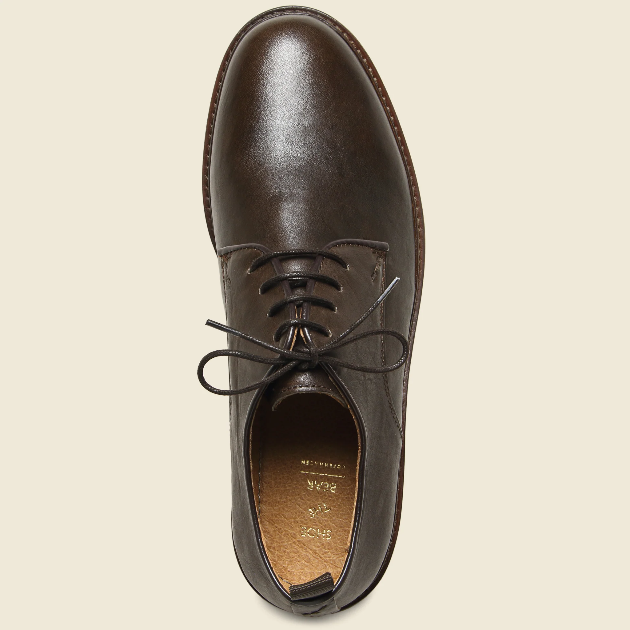 Nate Leather Oxford - Light Brown - Image 2