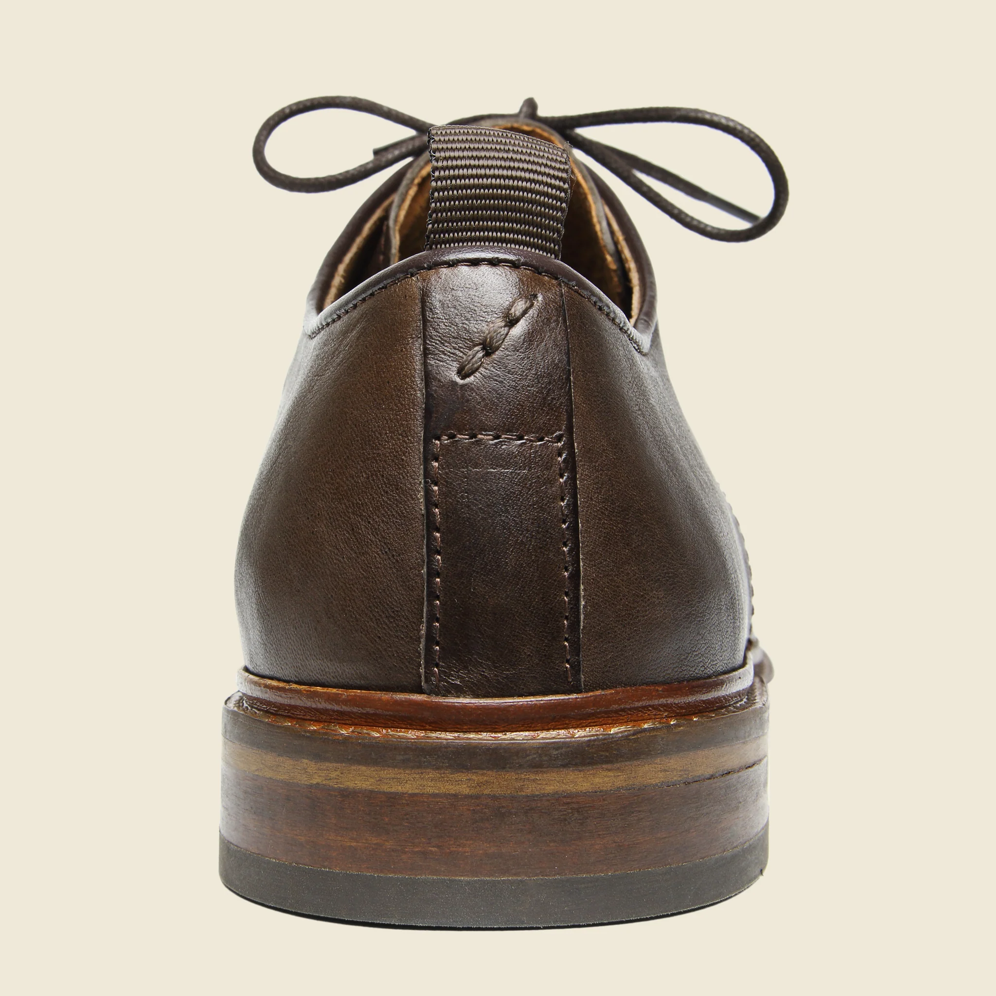 Nate Leather Oxford - Light Brown - Image 3