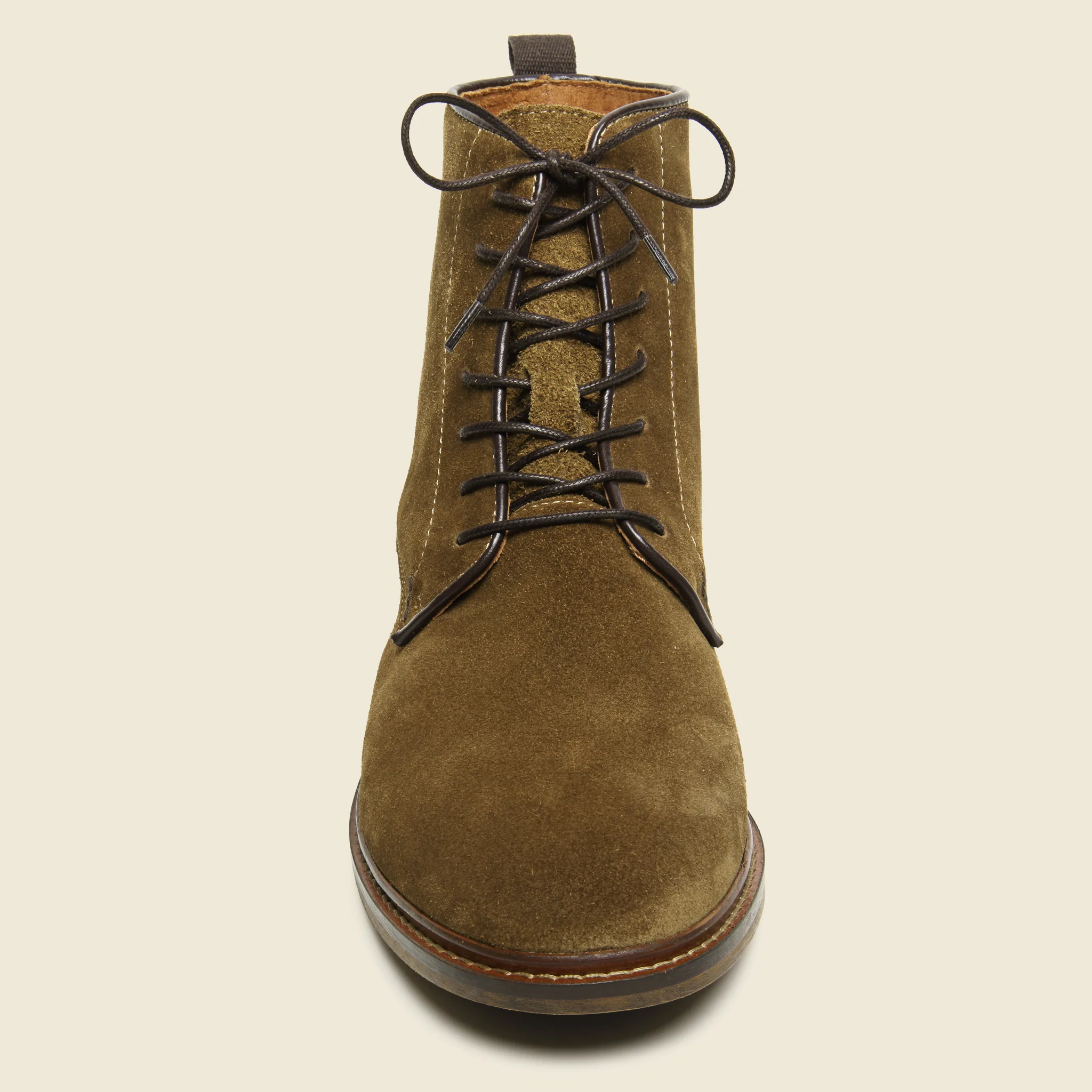 Ned Suede Lace-Up Boot - Tobacco - Image 2