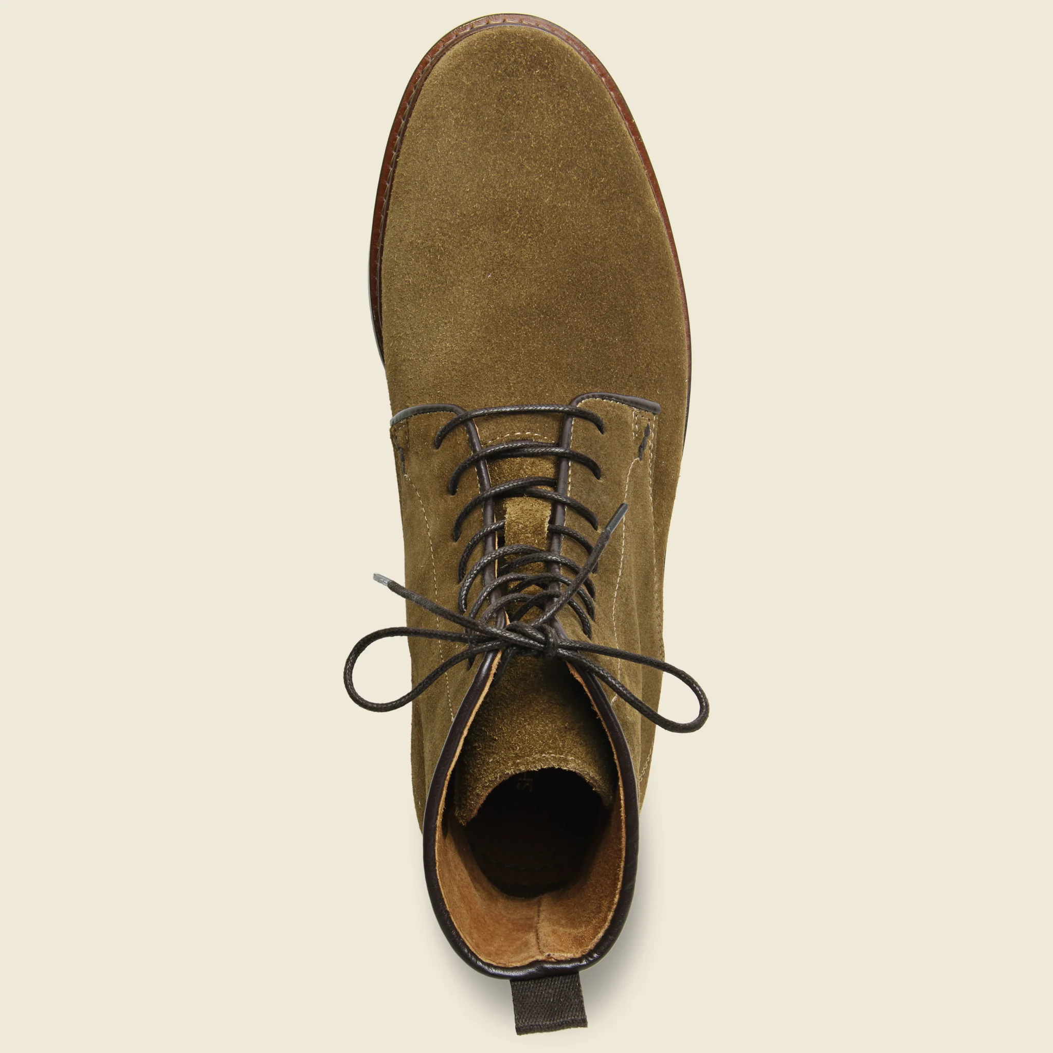 Ned Suede Lace-Up Boot - Tobacco - Image 4