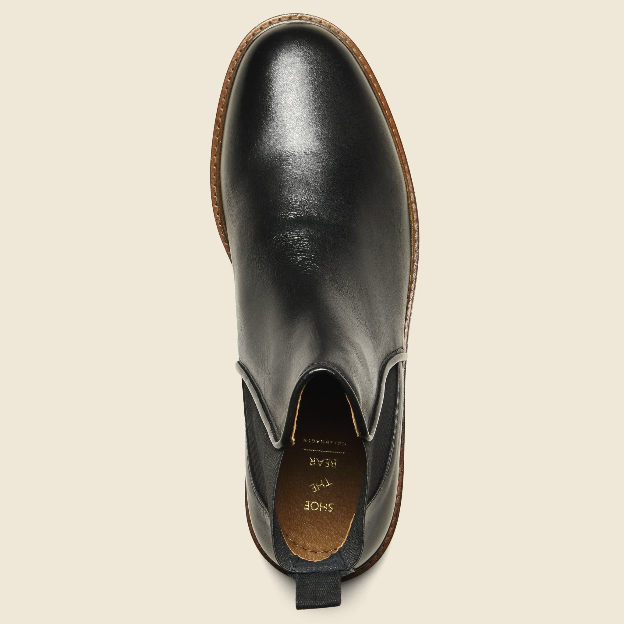 Wyatt Leather Chelsea Boot - Black - Image 2