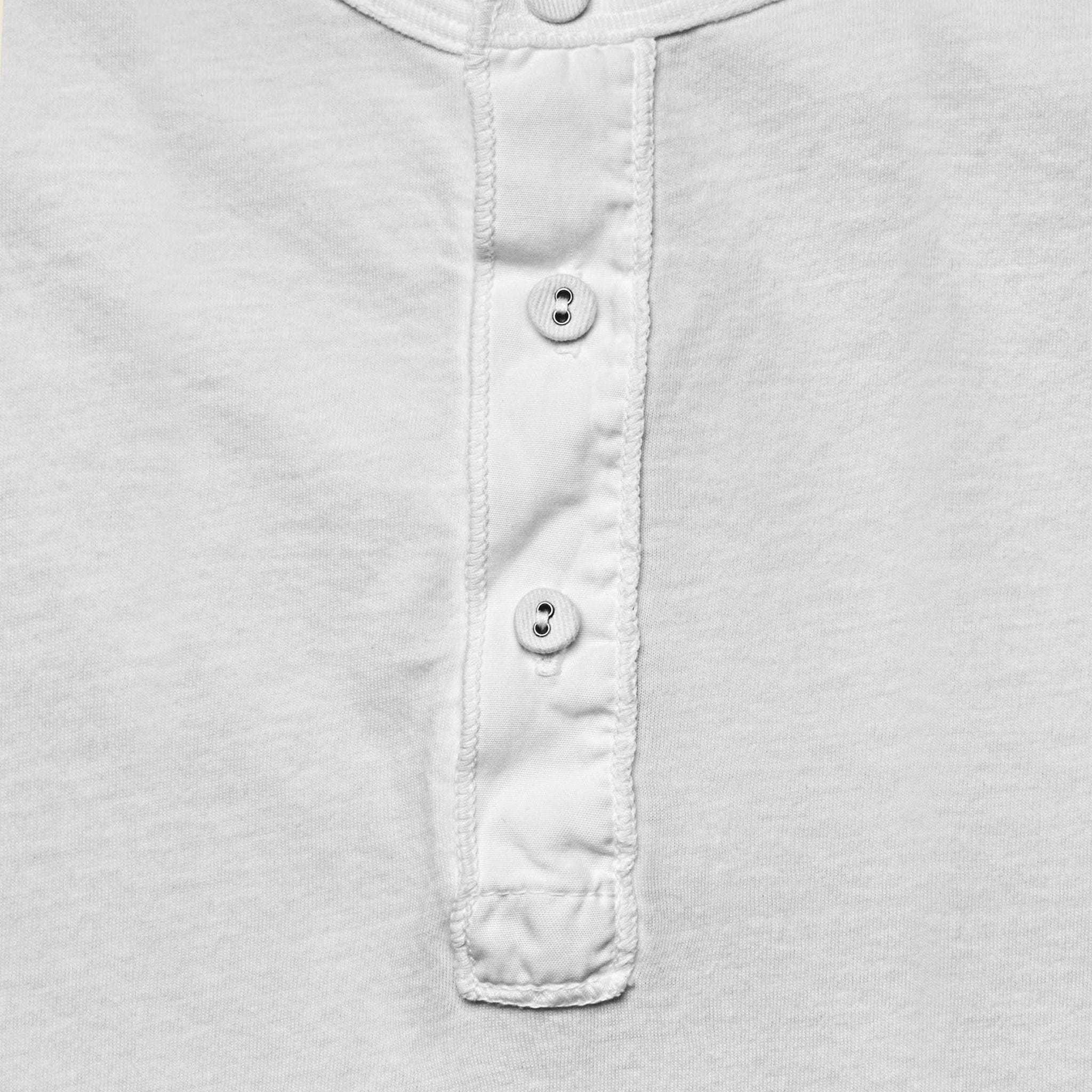 Supima Henley - White - Image 3