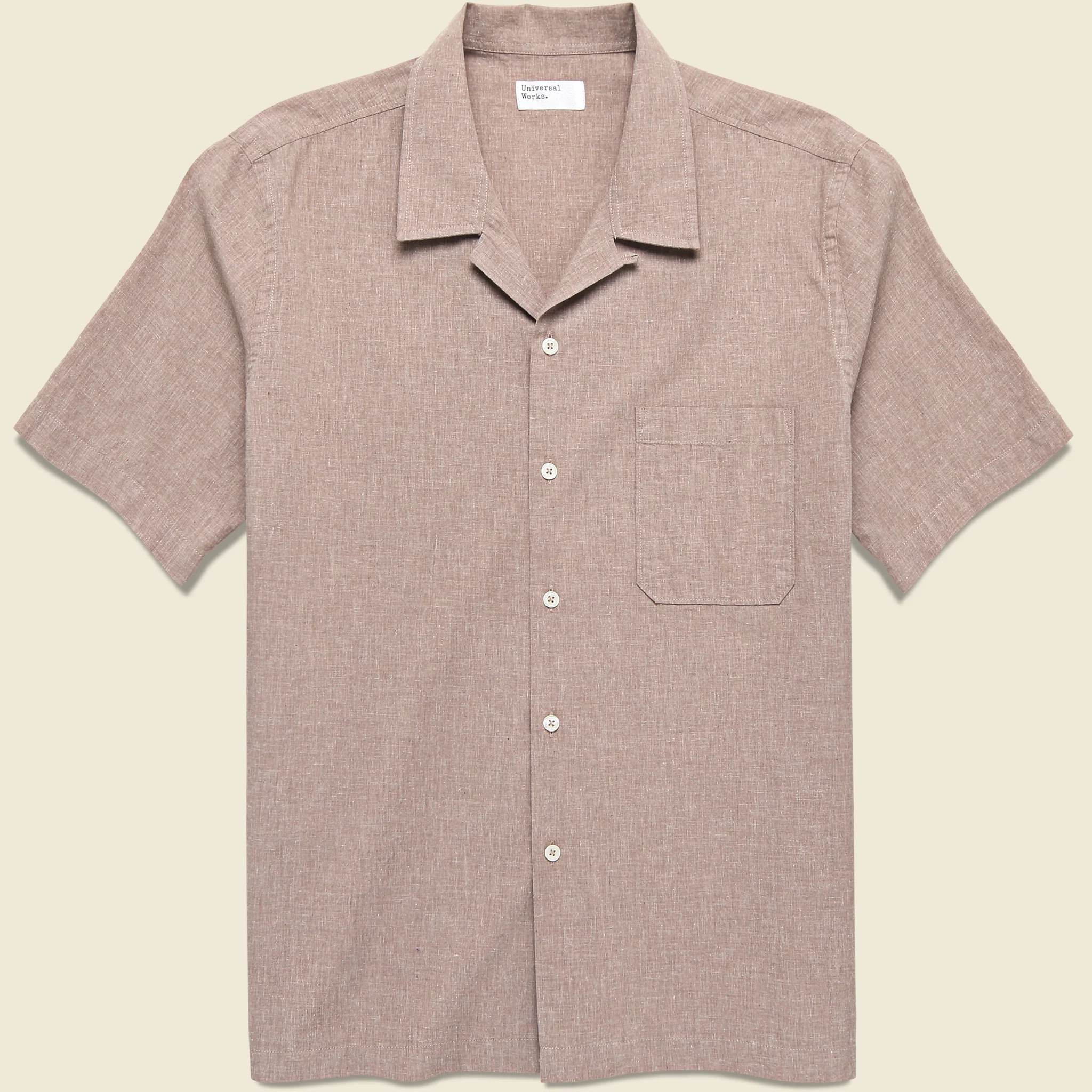 Sido Linen Road Shirt - Brown