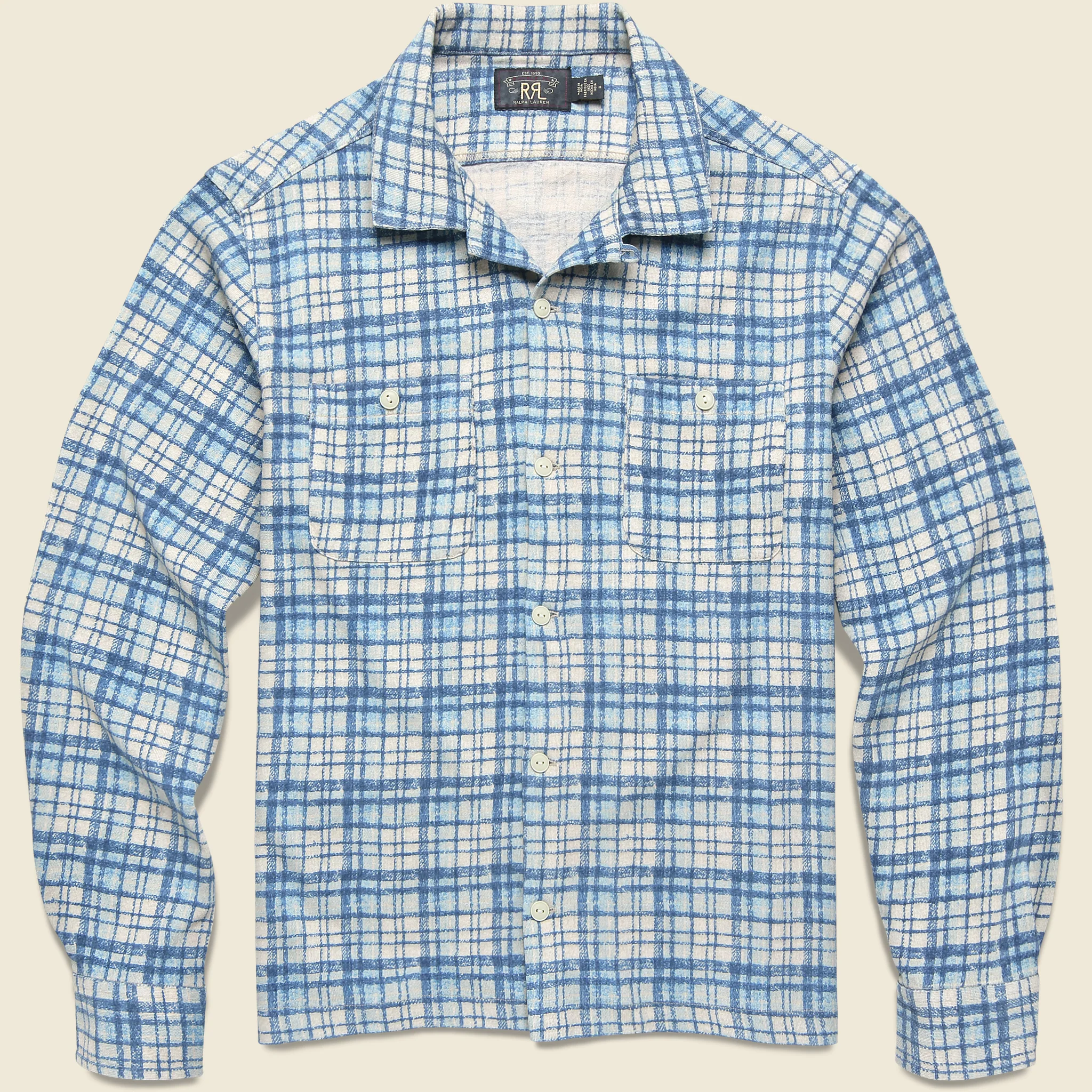 Silas Camp Shirt - Navy