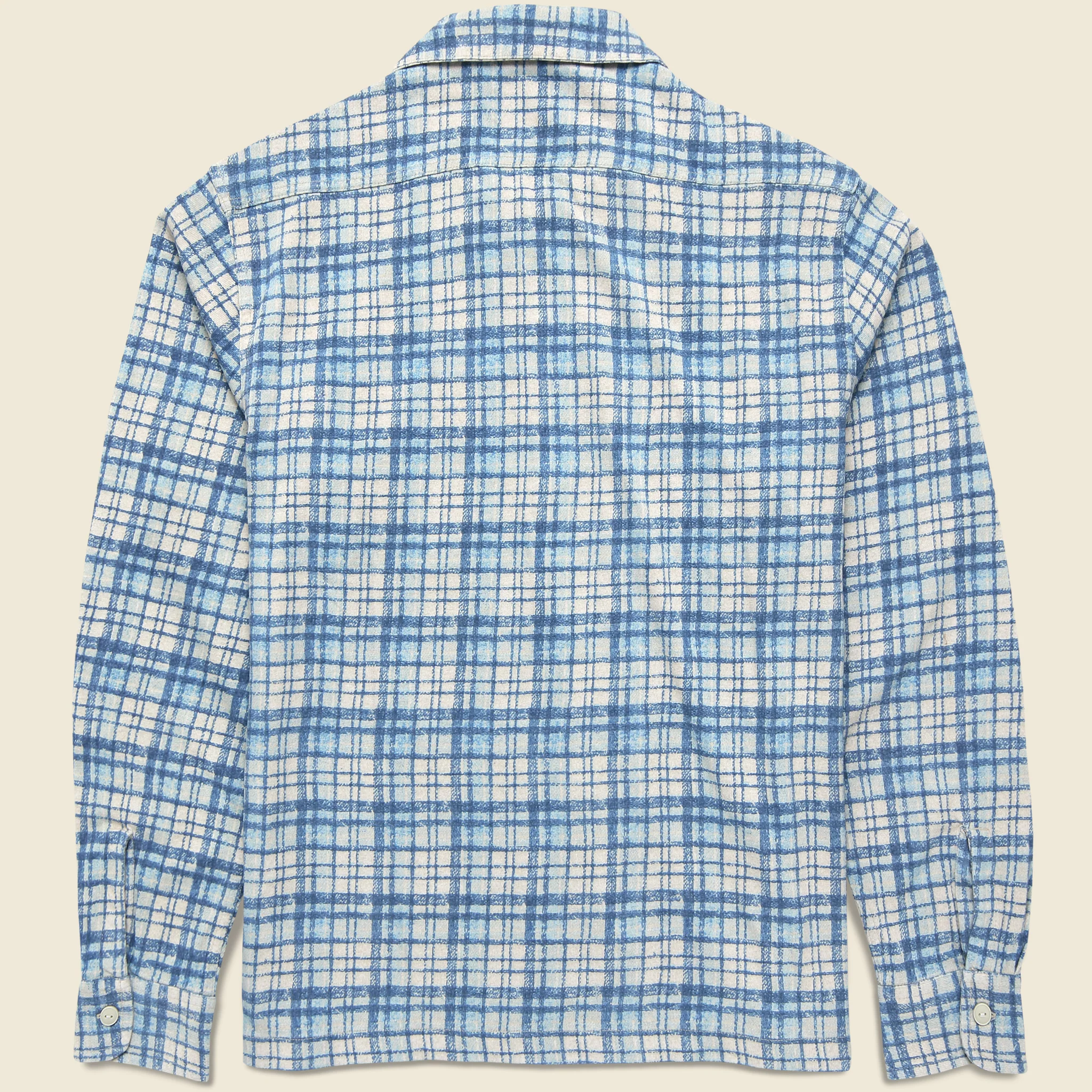 Silas Camp Shirt - Navy - Image 2