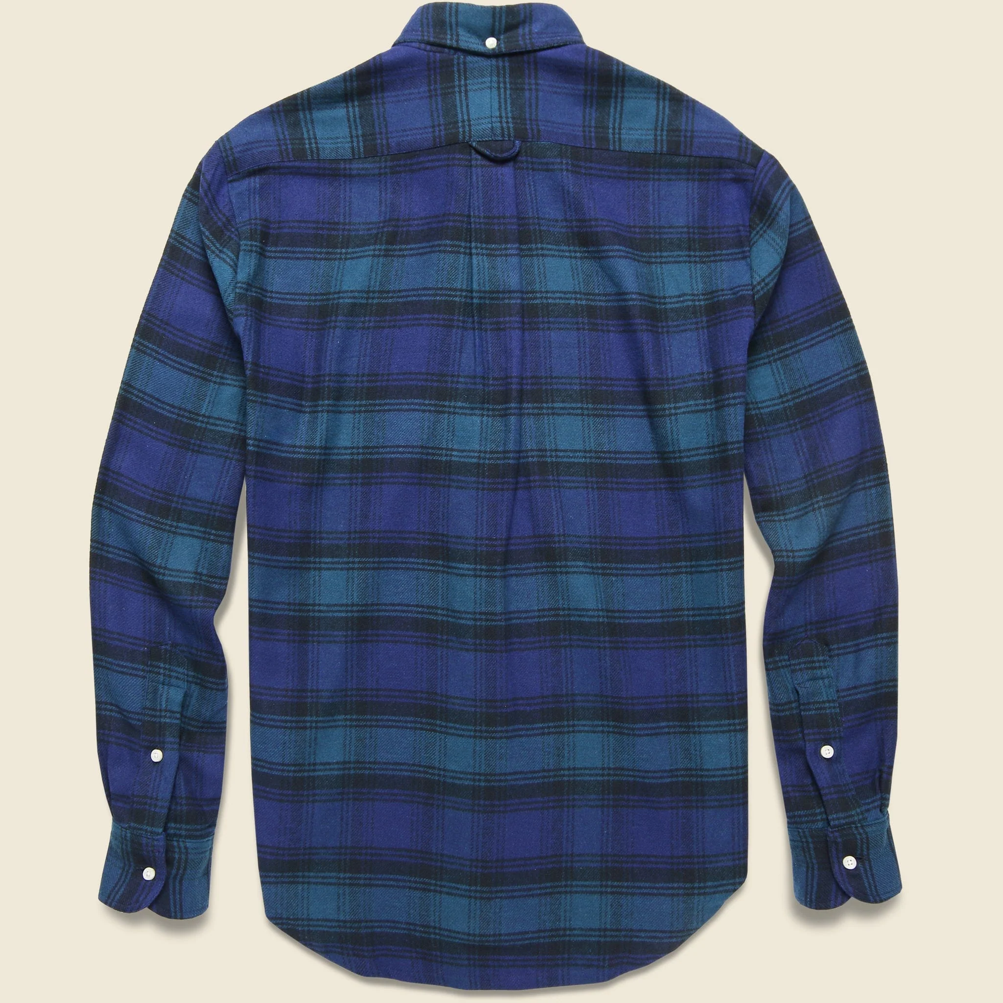 Slub Check Shirt - Blackwatch Indigo - Image 2