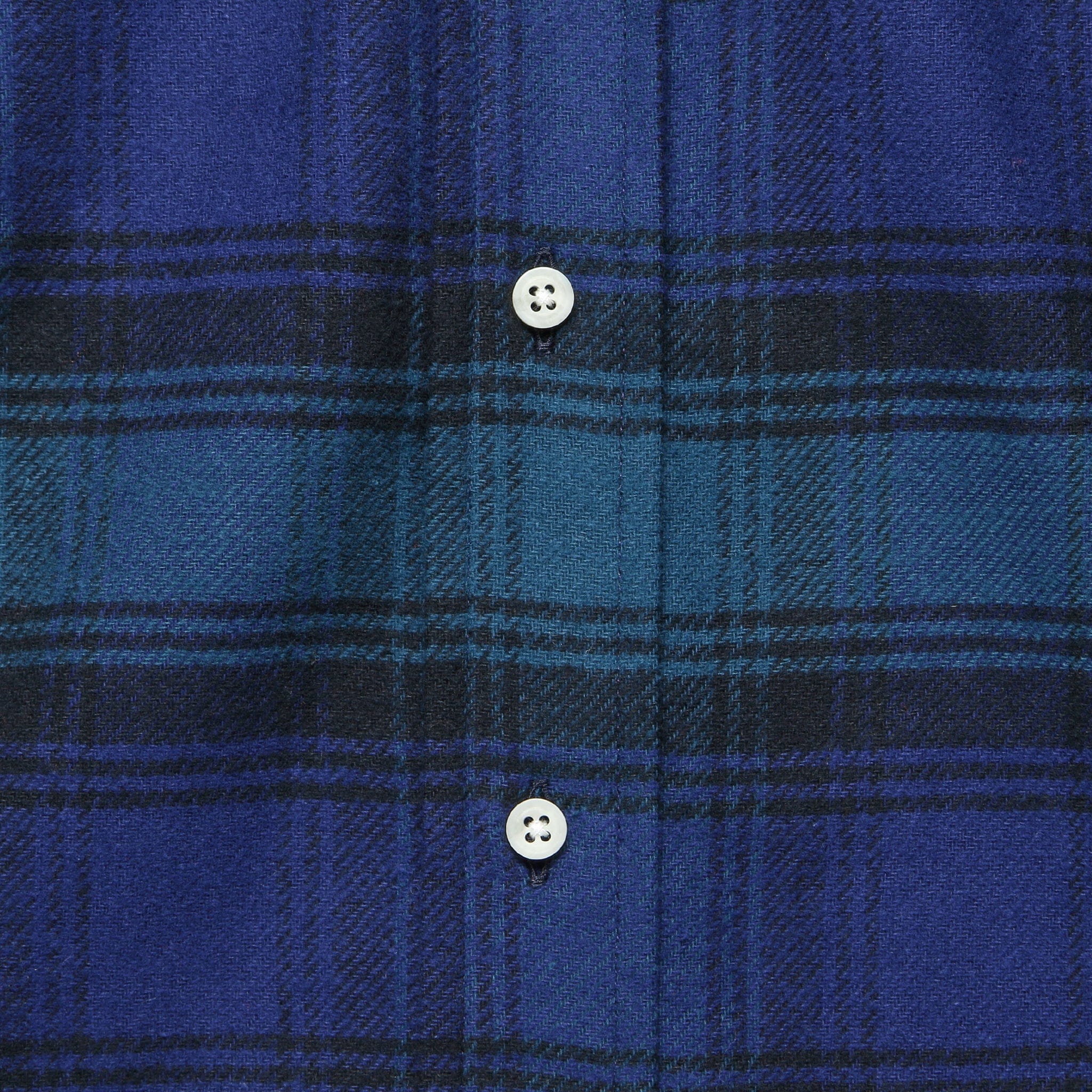 Slub Check Shirt - Blackwatch Indigo - Image 3