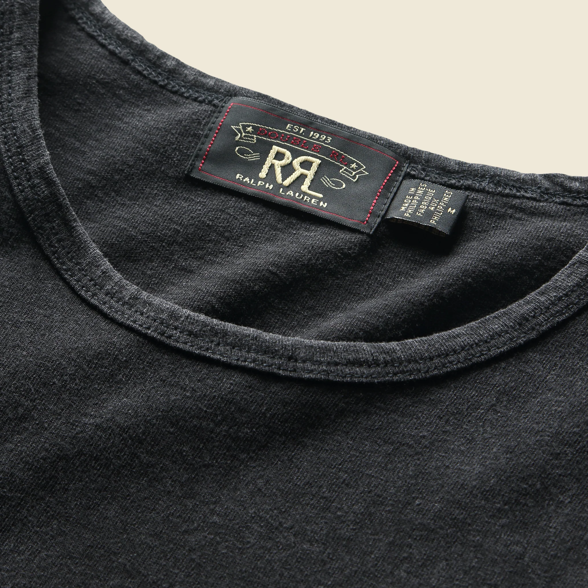 Cotton Jersey Pocket Tee - Black - Image 3