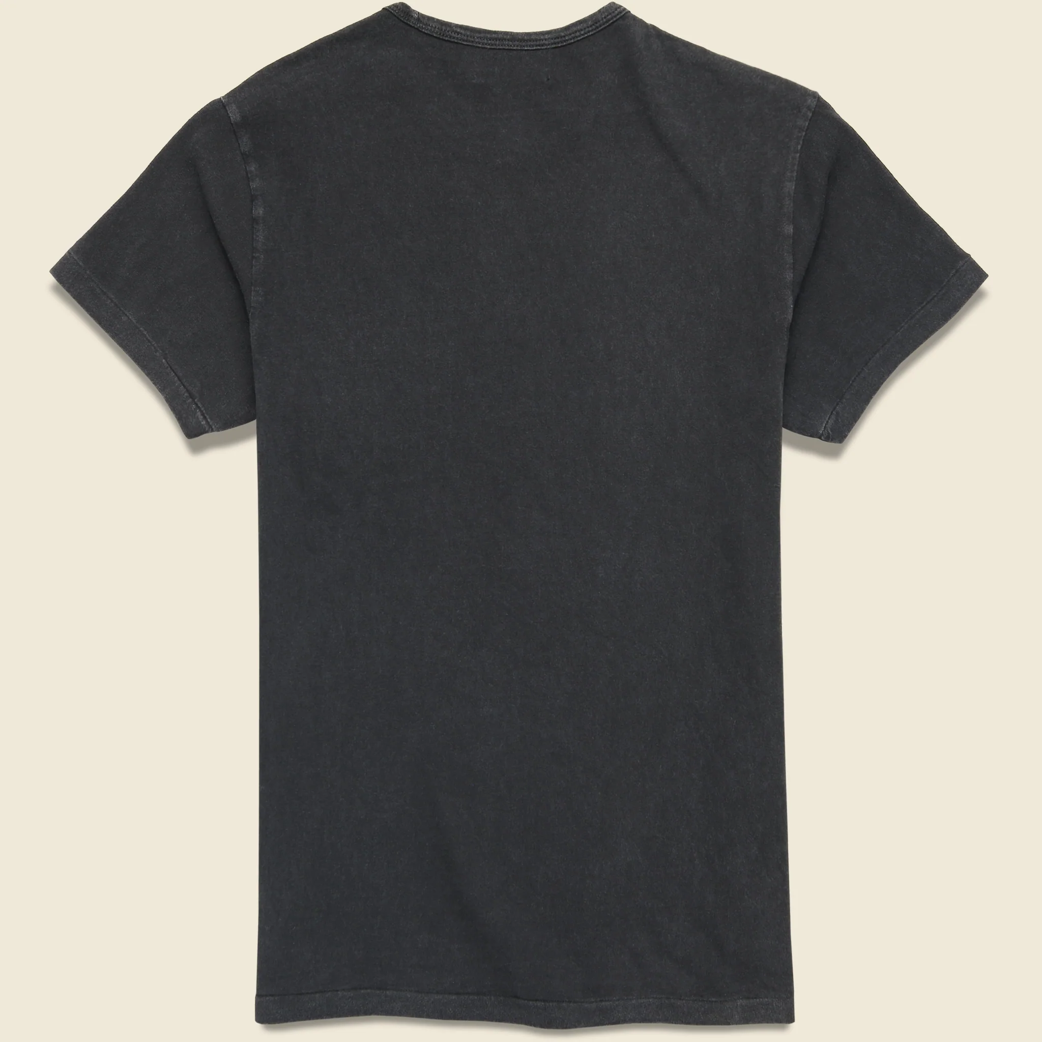 Cotton Jersey Pocket Tee - Black - Image 4