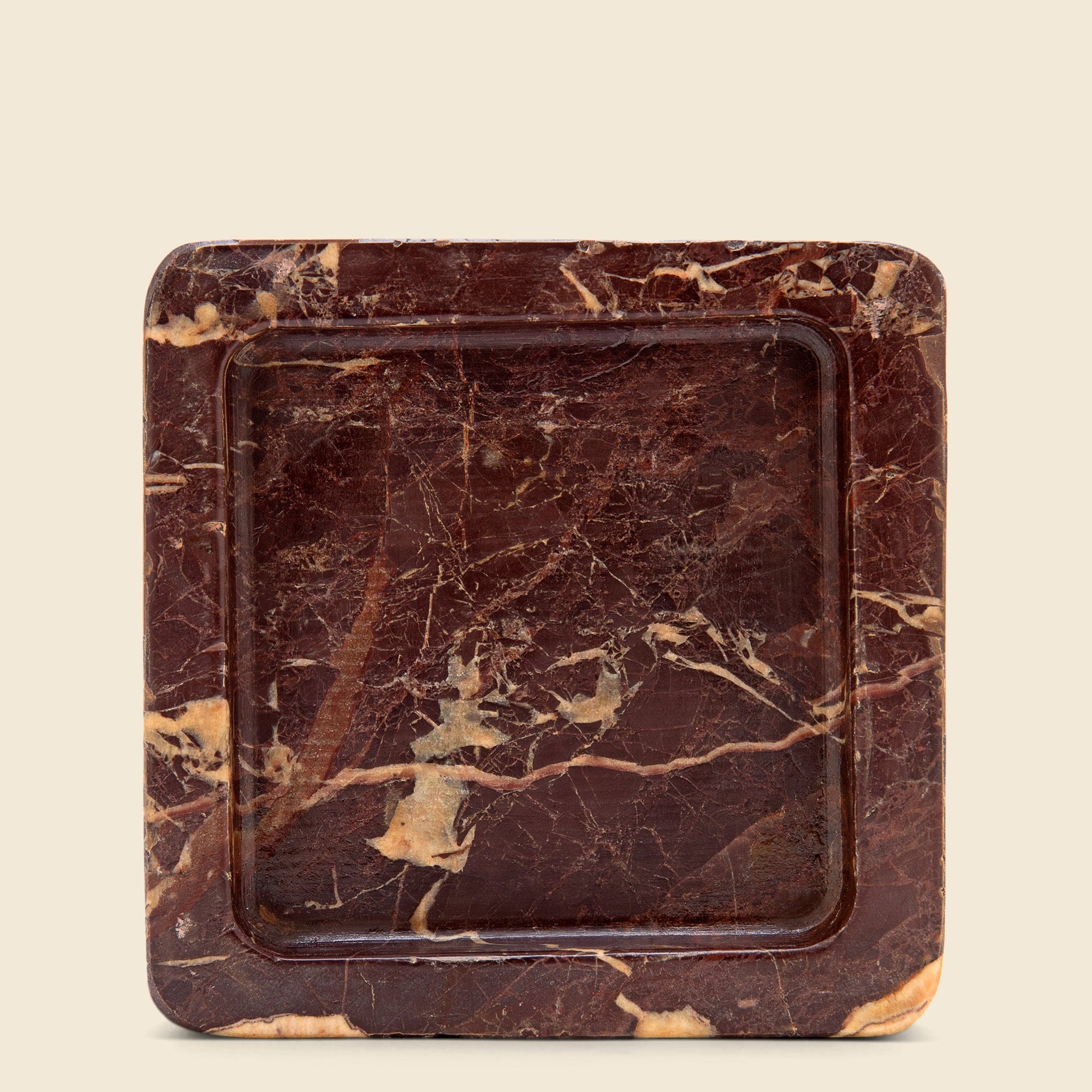 Small Marble Catch-All - Crimson - Image 2