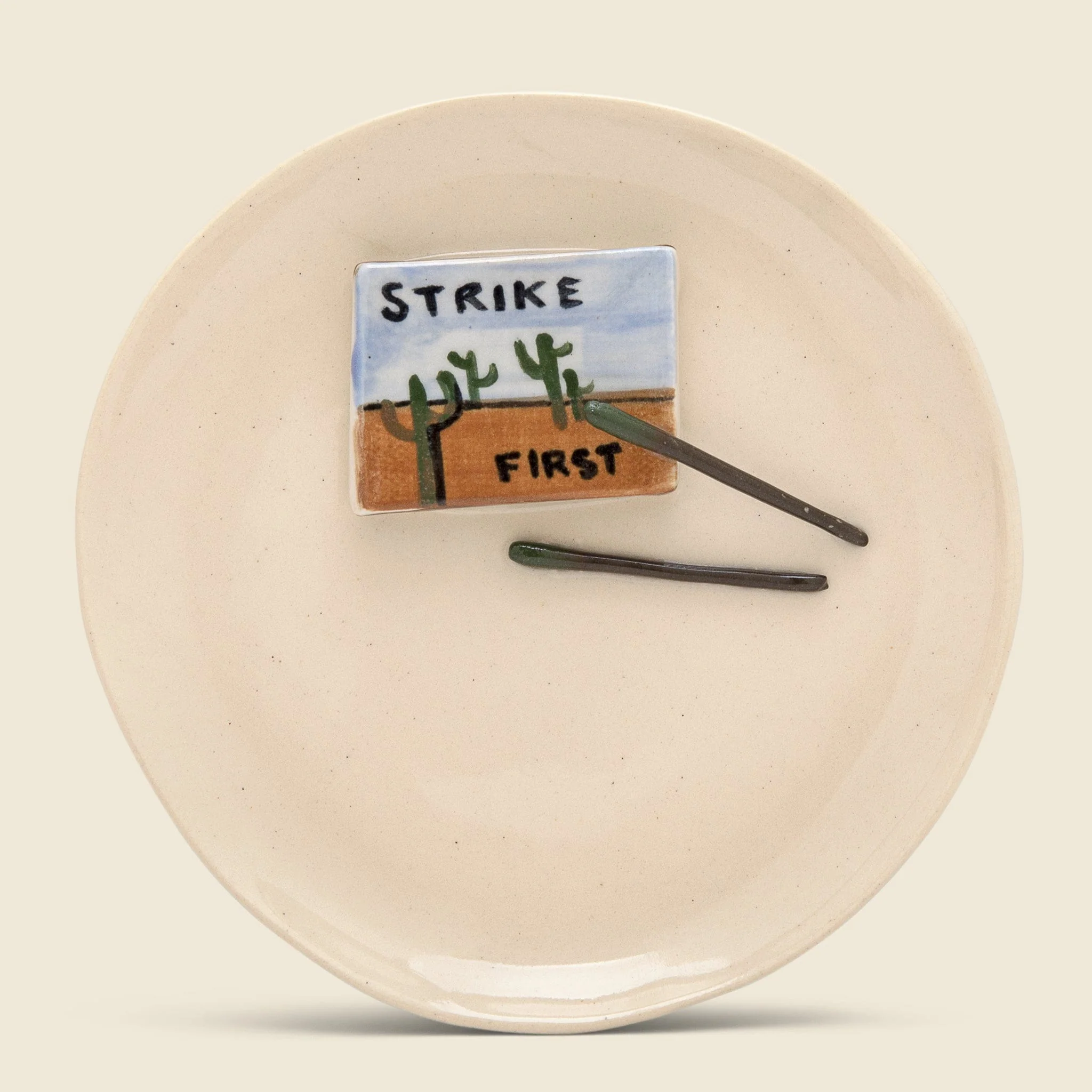 Small Plate - Strike First Matches