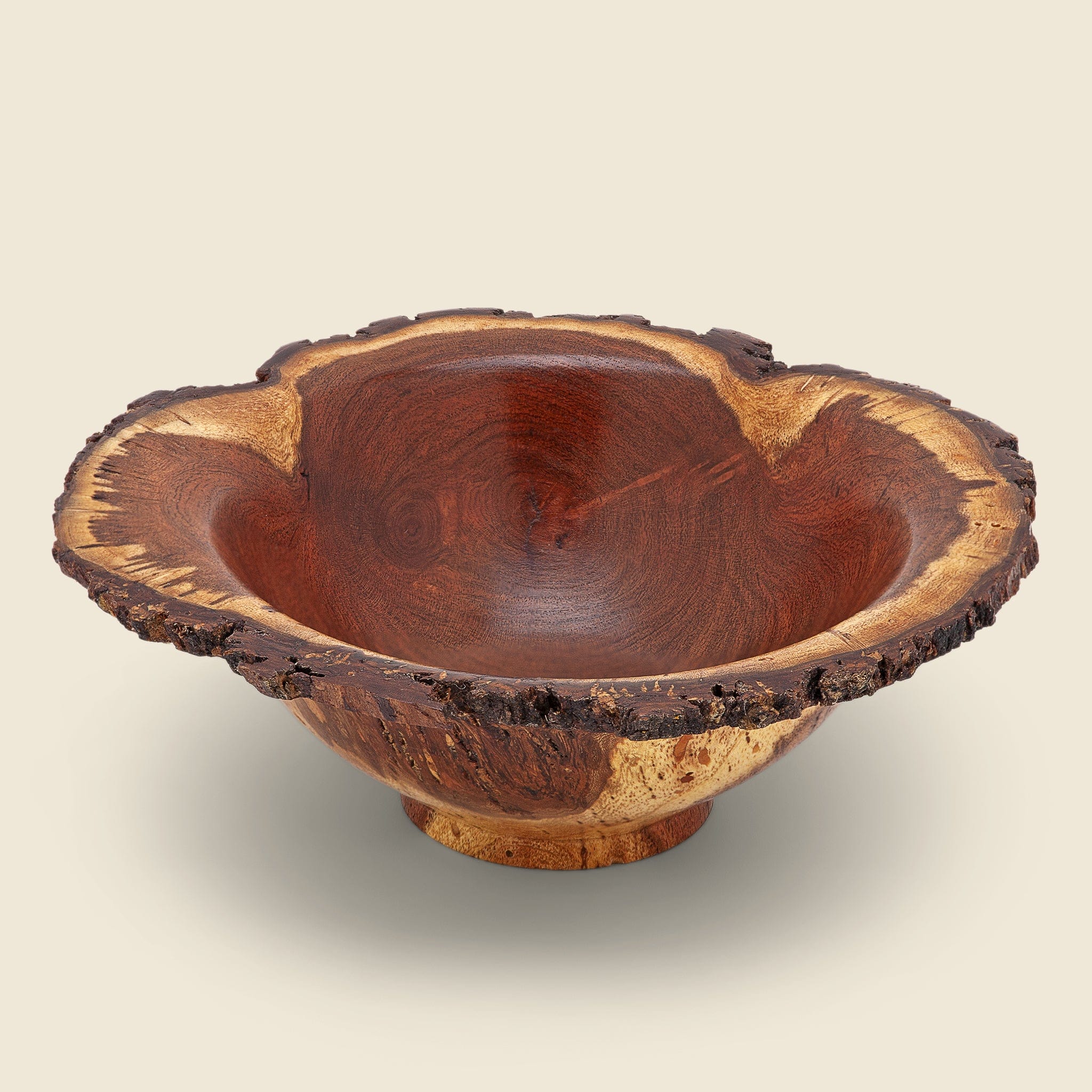 Small Raw Edge Wood Bowl