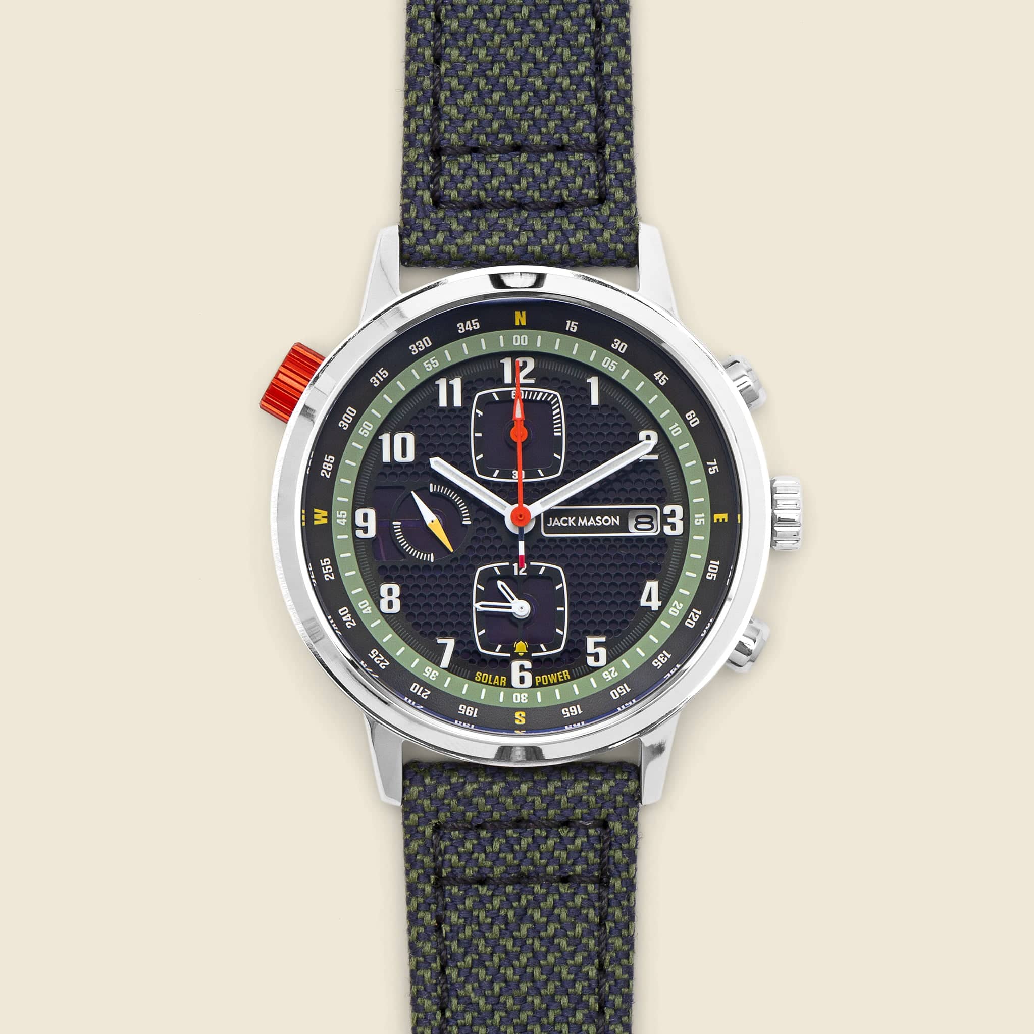 Solar Chronograph Watch 42MM - Green