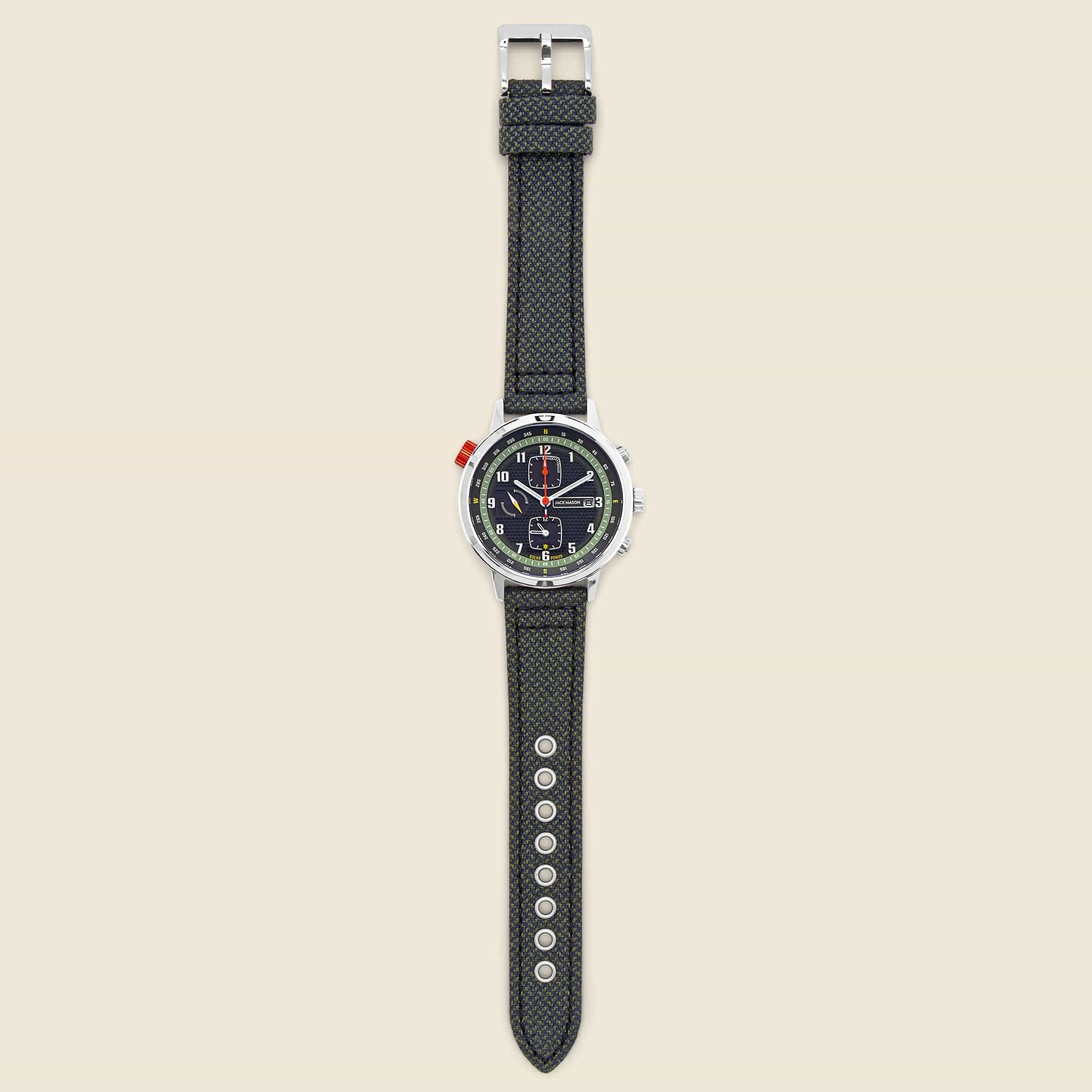 Solar Chronograph Watch 42MM - Green - Image 2