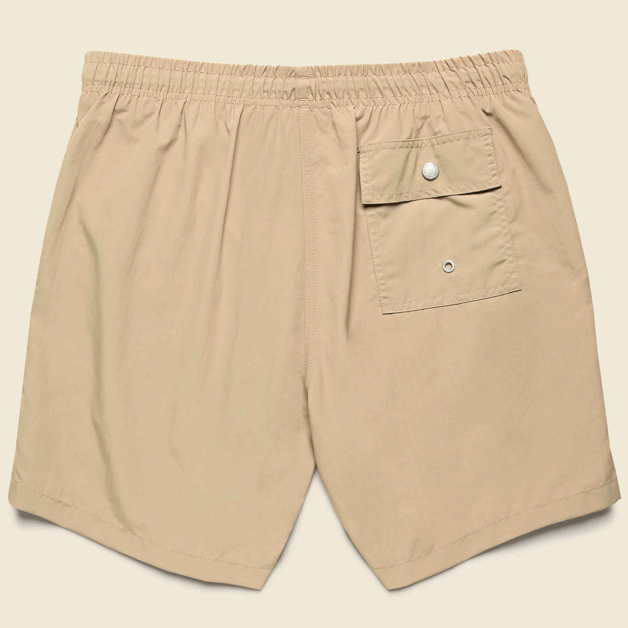 5.5" Solid Swim Trunks - Chai - Image 2