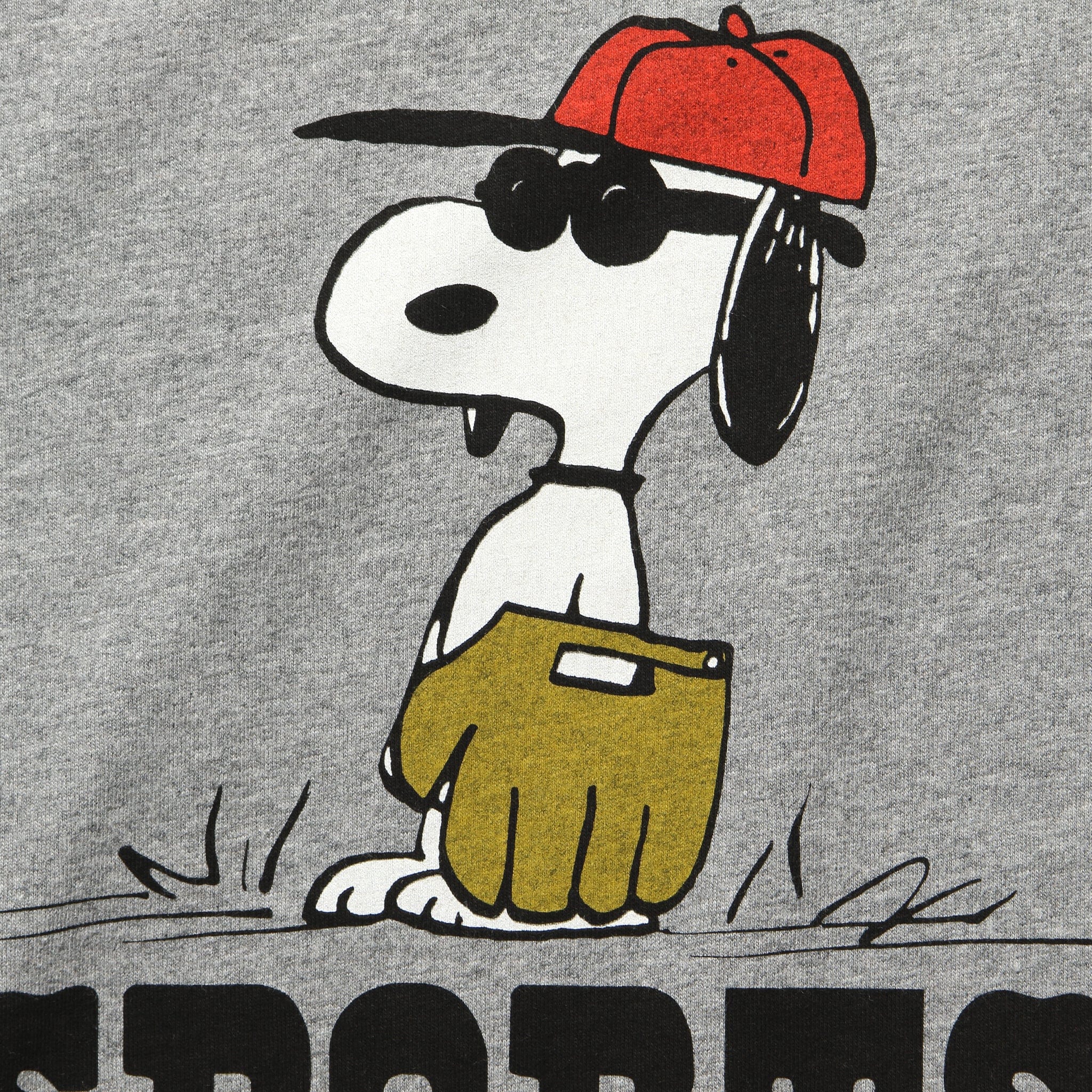Sports Snoopy Tee - Grey Marl - Image 3