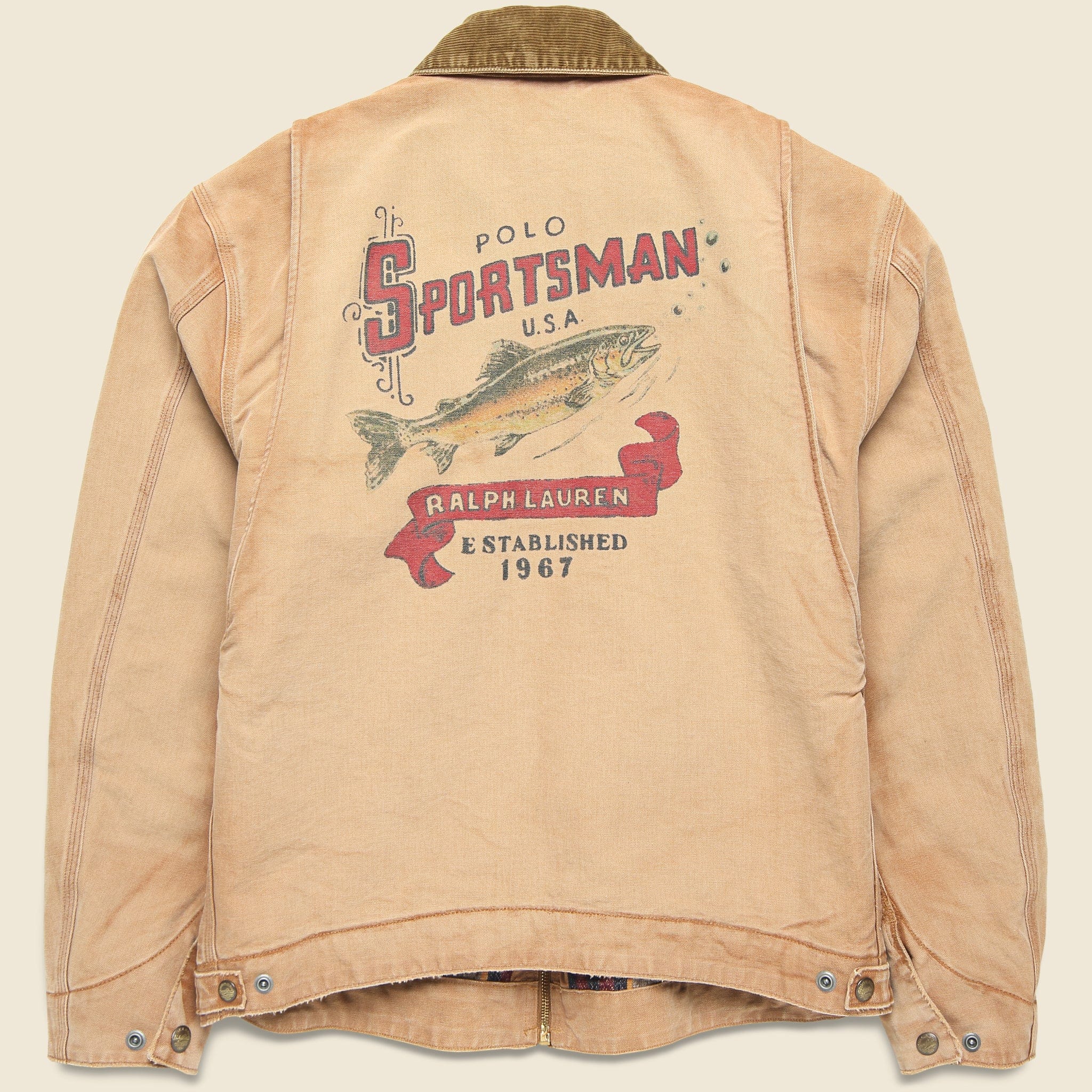 Sportsman Cotton Canvas Cord Collar Jacket - Pennekamp - Image 2