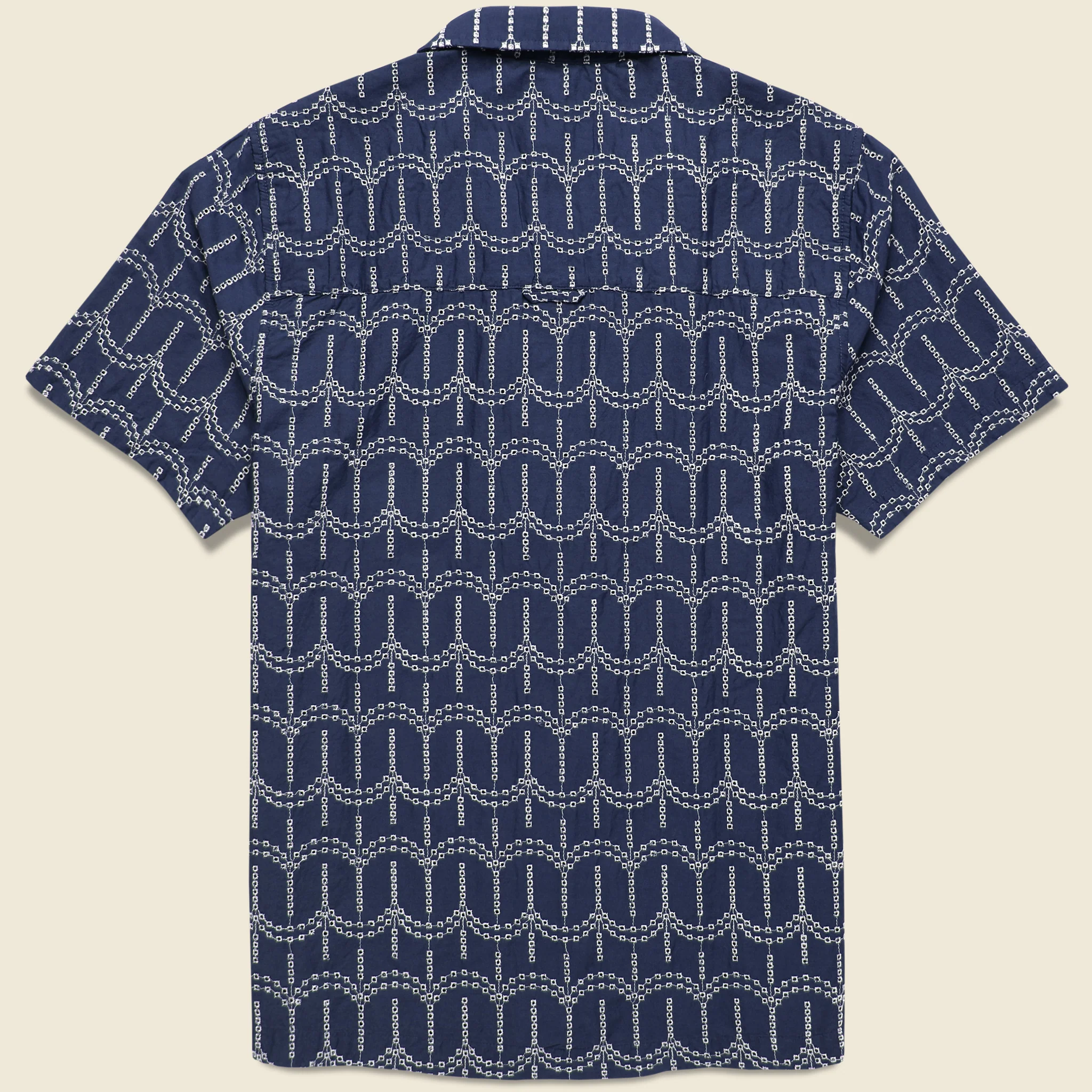 Stachio Shirt - Palm Tree Navy - Image 3