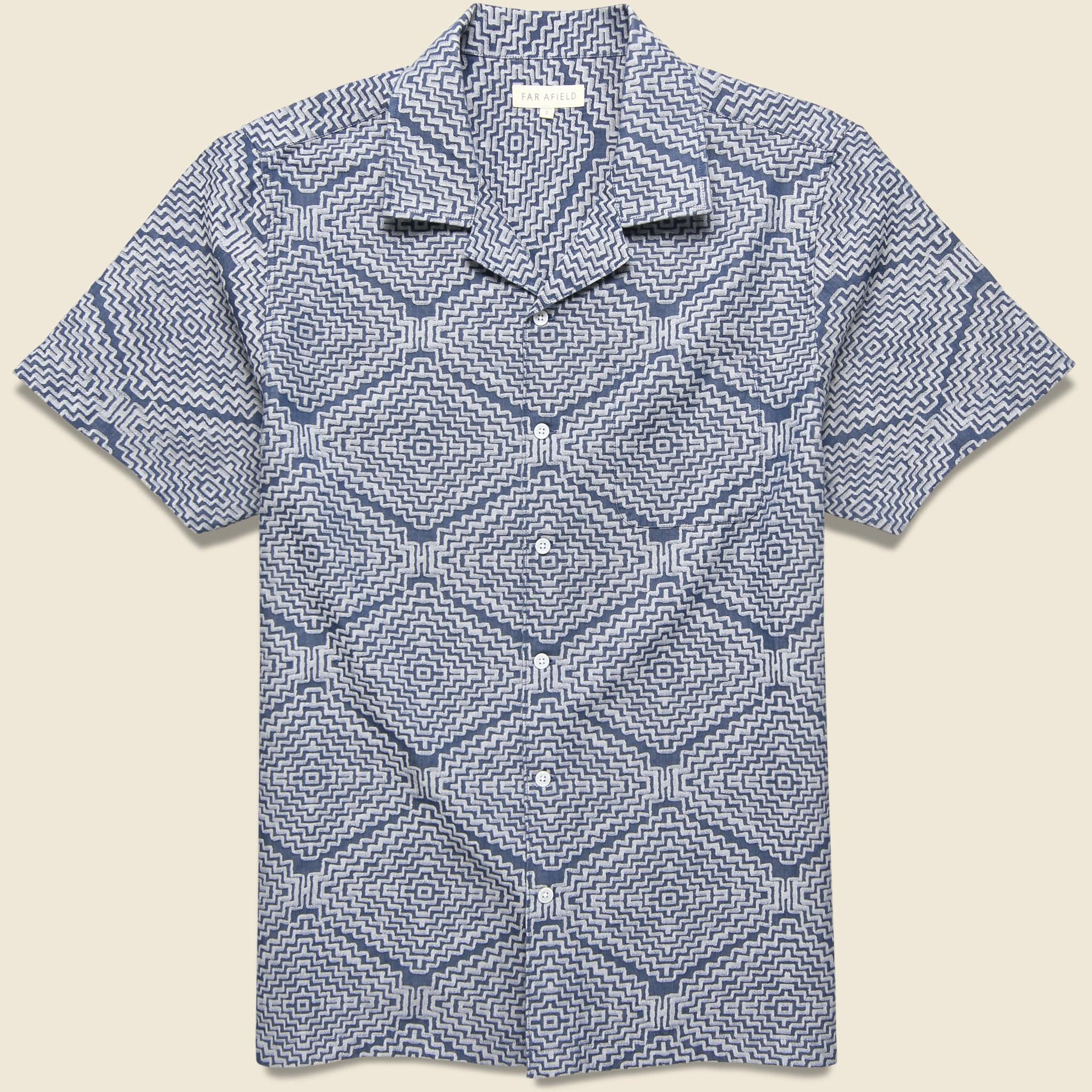 Stachio Shirt - Tribal Navy