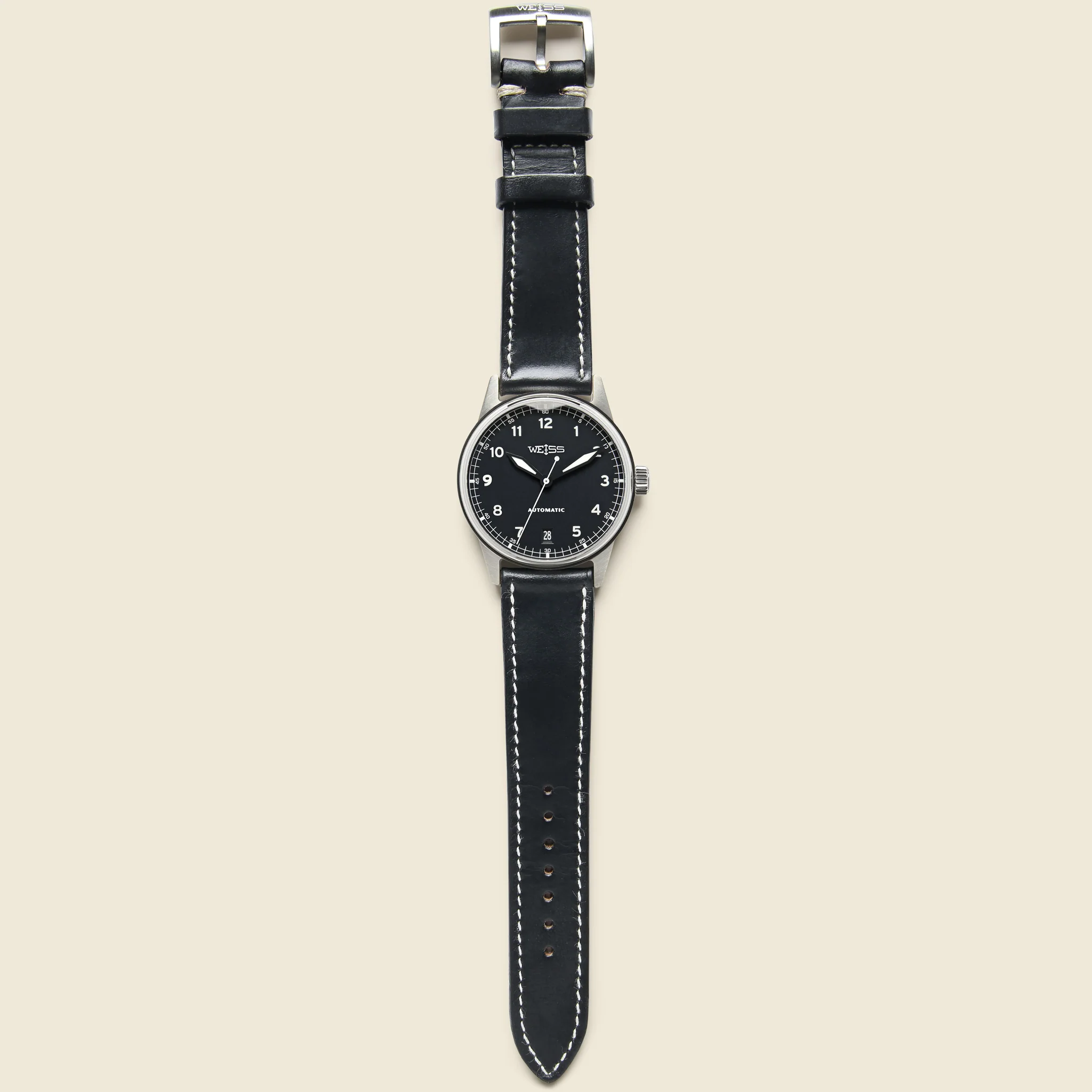 Automatic Standard Issue Field Watch 38mm - Black/Black - Image 3