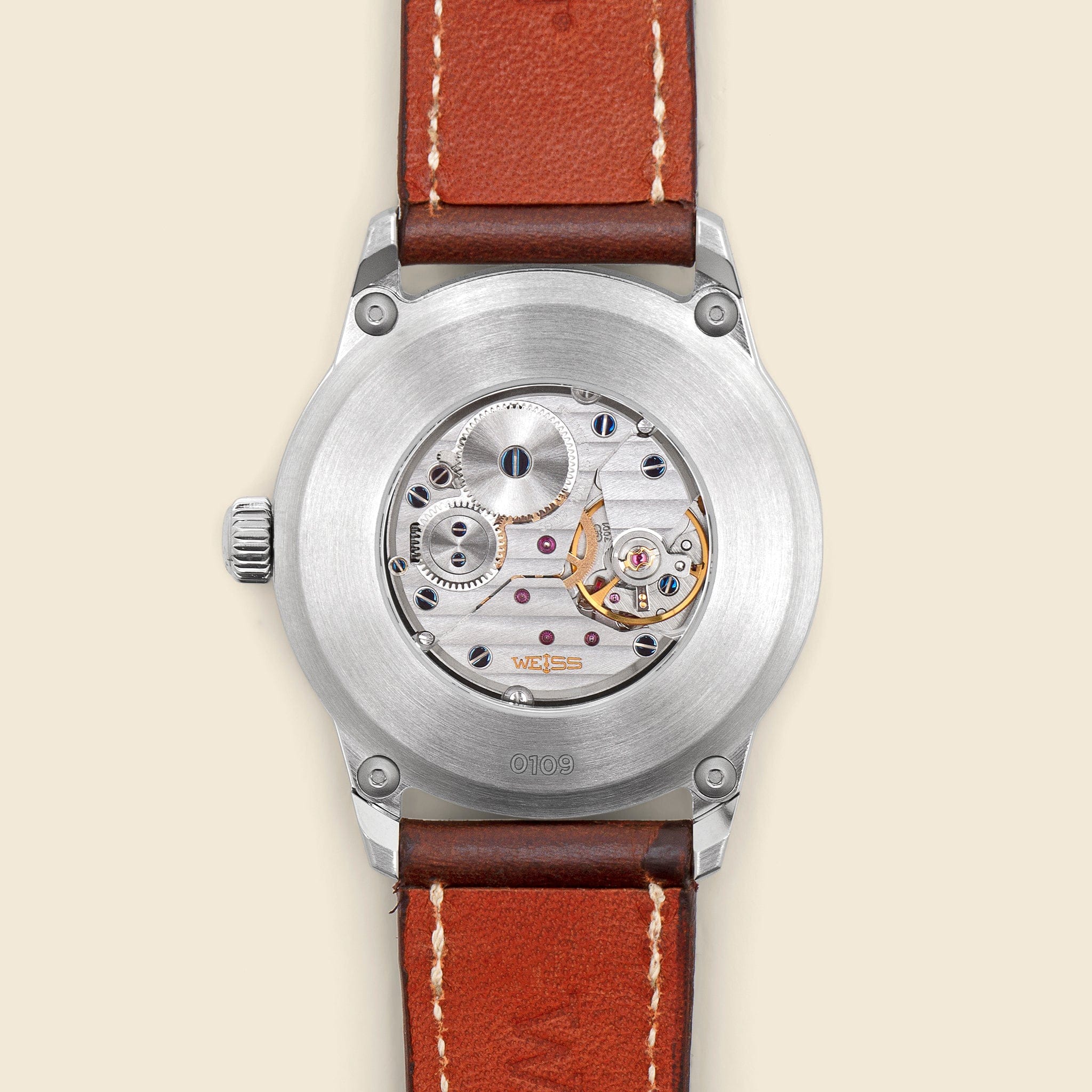 Standard Issue Field Watch 38mm - Latte/Brown - Image 2